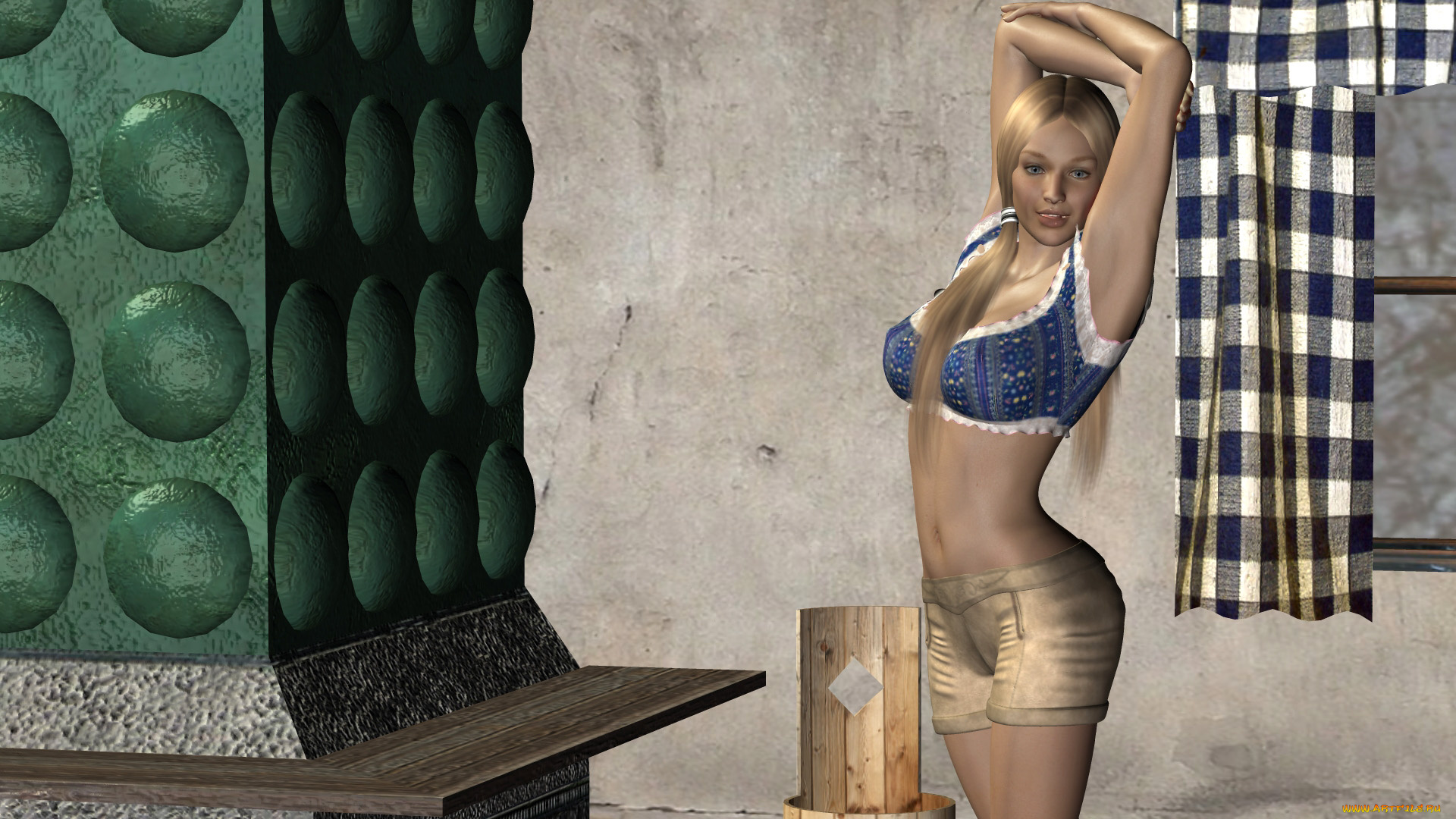 3д, графика, people, , люди, astrid, взгляд, девушка