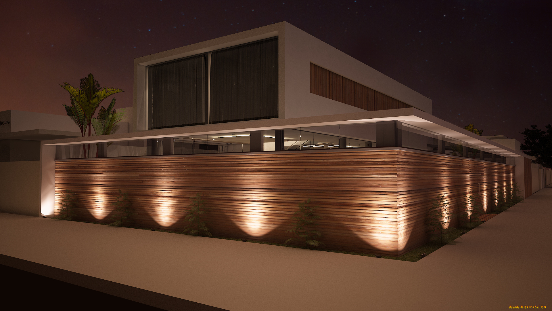 3д, графика, realism, , реализм, подсветка, дом