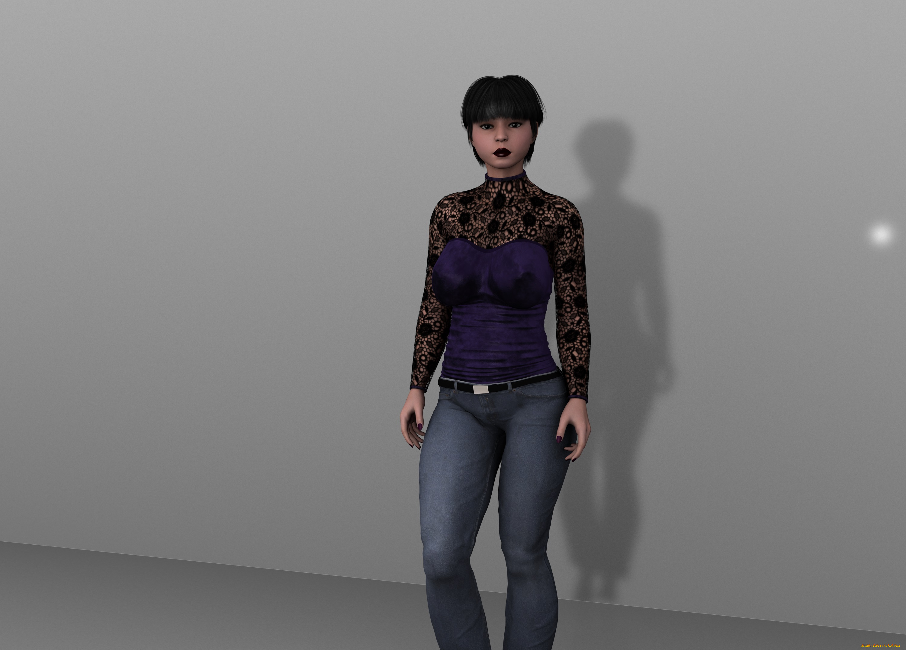 3д, графика, people, , люди, взгляд, девушка