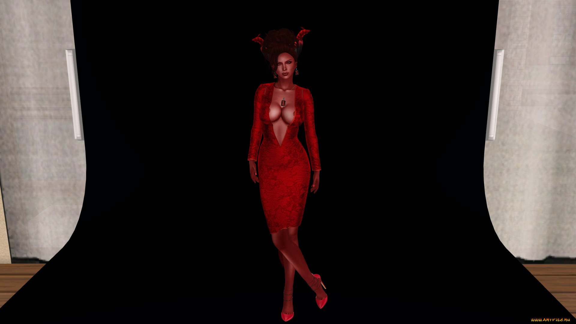 3д, графика, существа, , creatures, фон, взгляд, кастаника