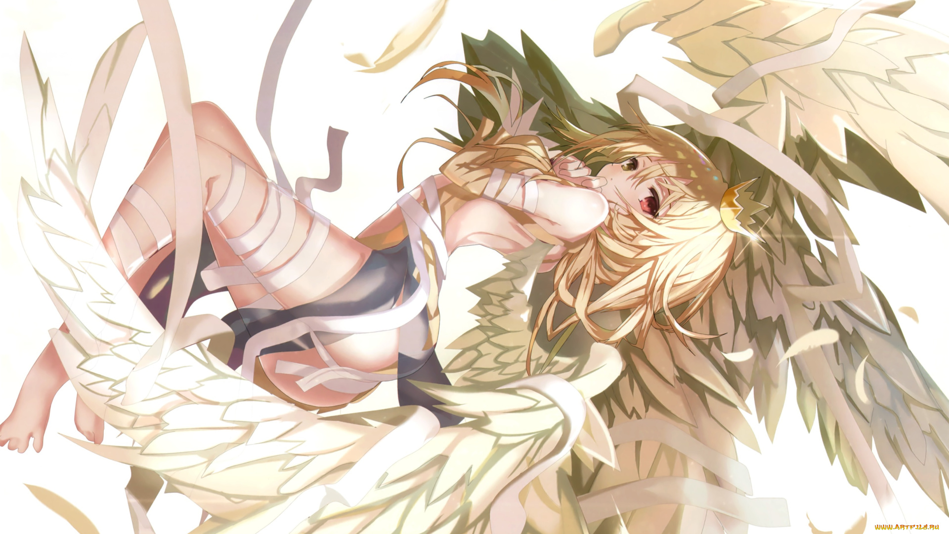 аниме, ангелы, , демоны, девушка, ангел