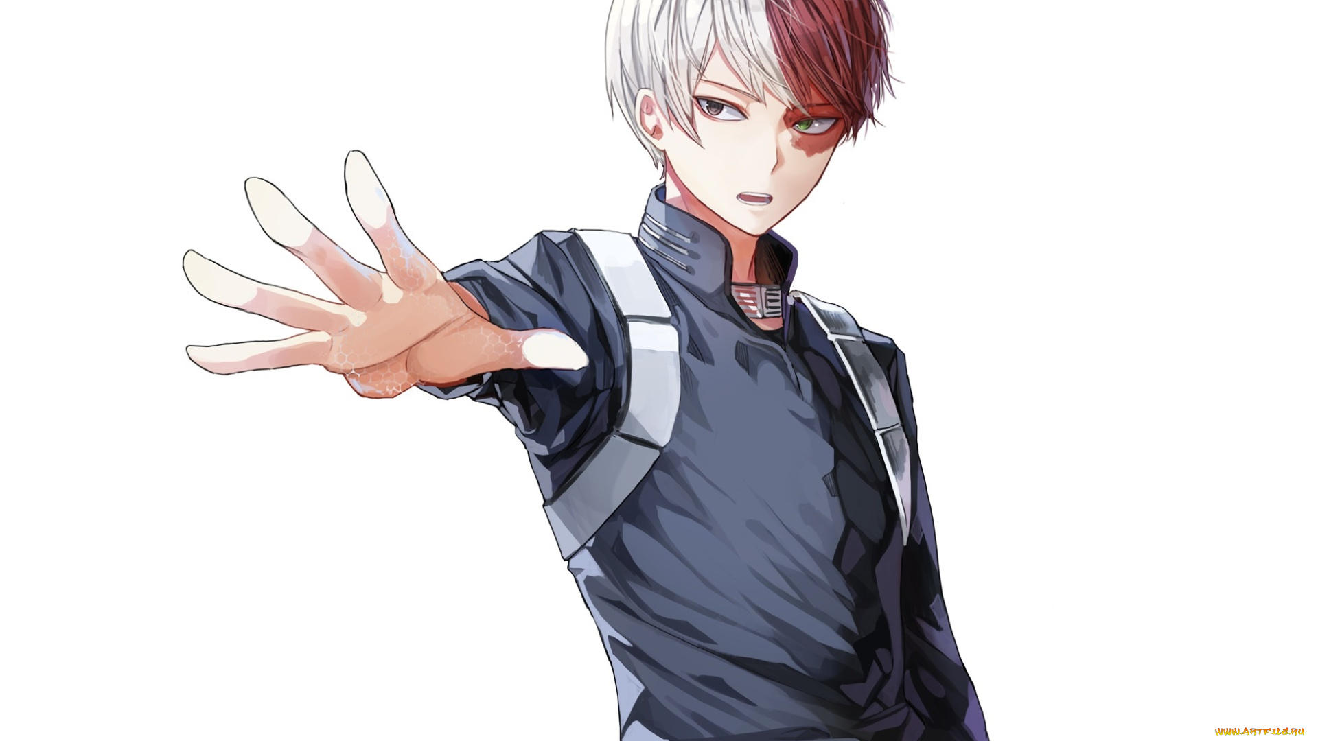 аниме, boku, no, hero, academia, todoroki, shouto