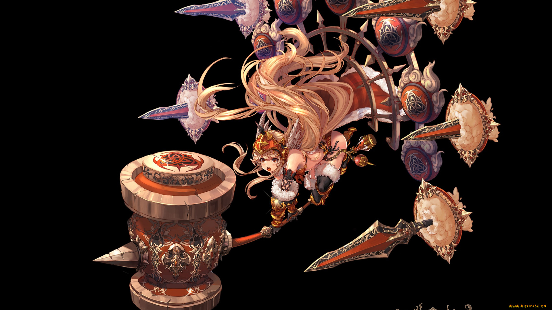 аниме, оружие, , техника, , технологии, девочка