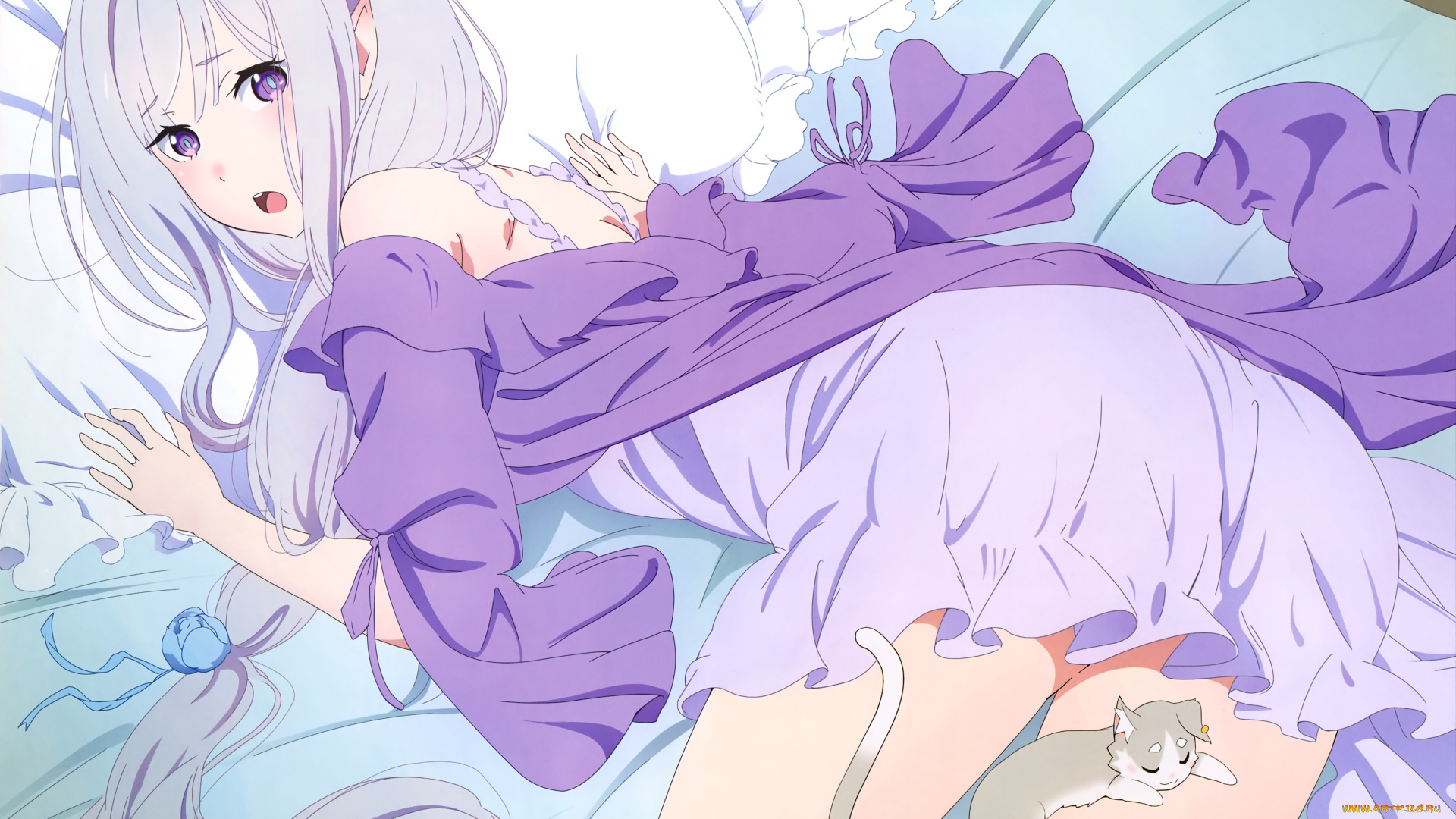 аниме, re, , zero, kara, hajimeru, isekai, seikatsu, девушка