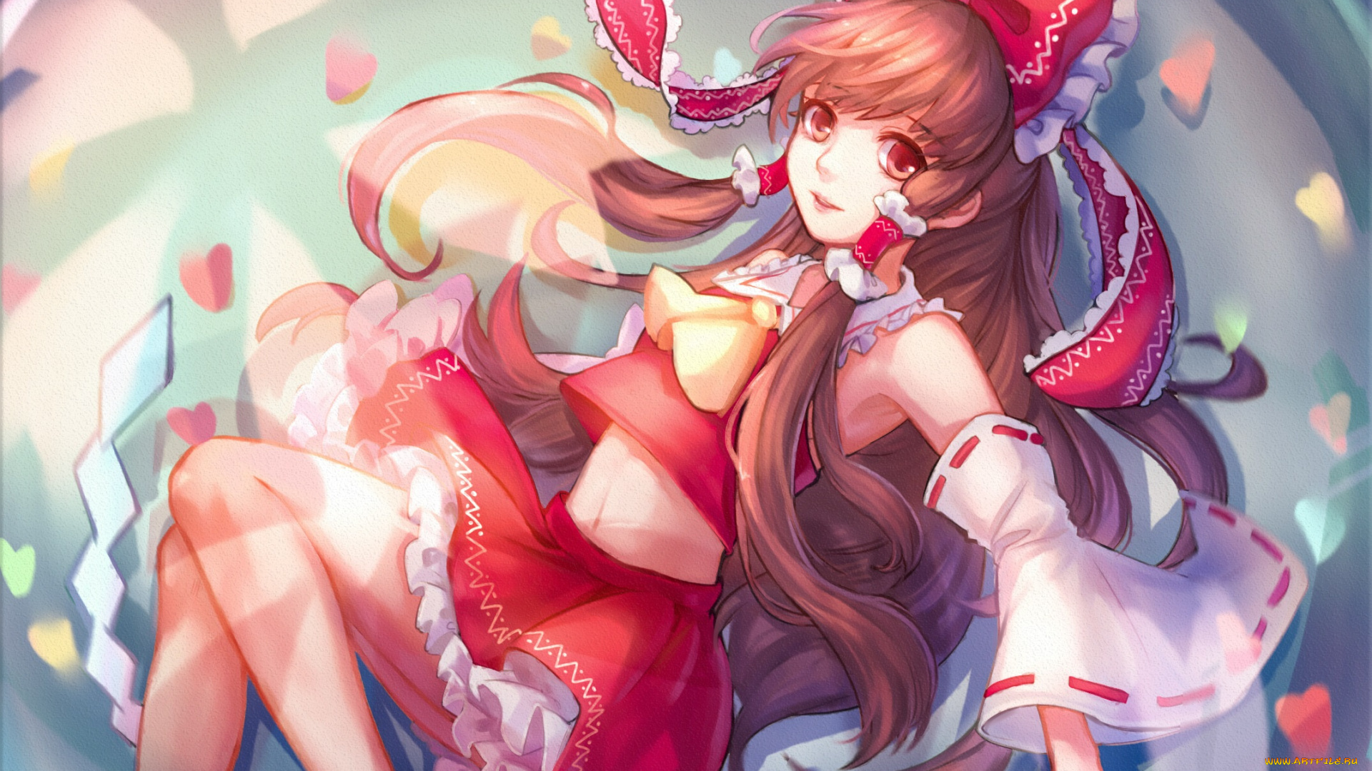 аниме, touhou, девочка