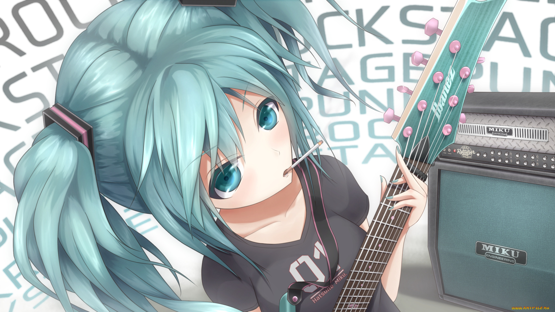 аниме, vocaloid, hatsune, miku