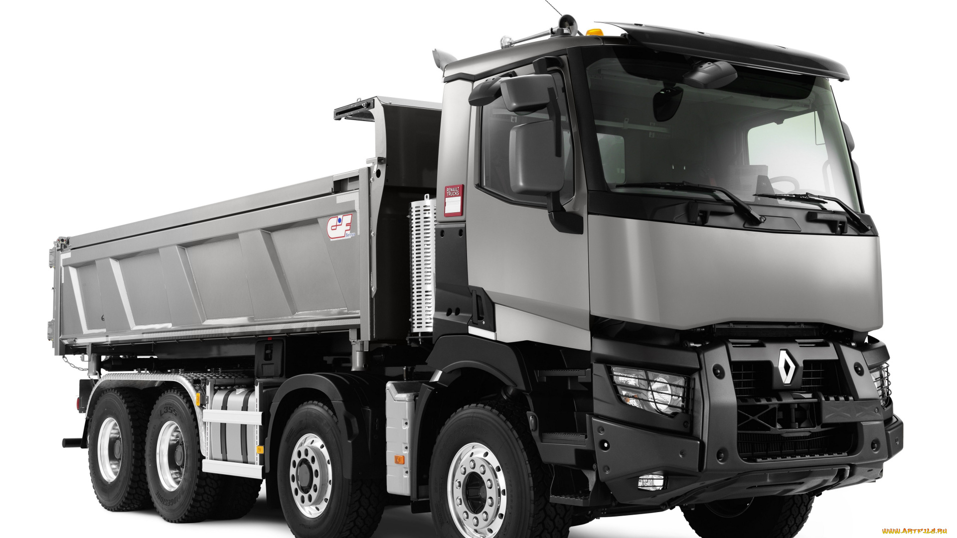 автомобили, renault, trucks, renault, cif, bennes, tipper, body, cab, with, day, c, 440, rigid