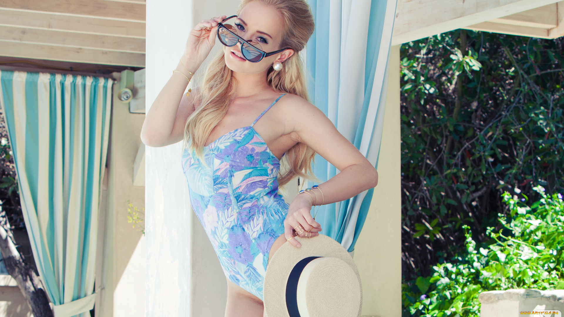 gabi, девушки, -unsort, , блондинки, девушка, взгляд, фон, модель