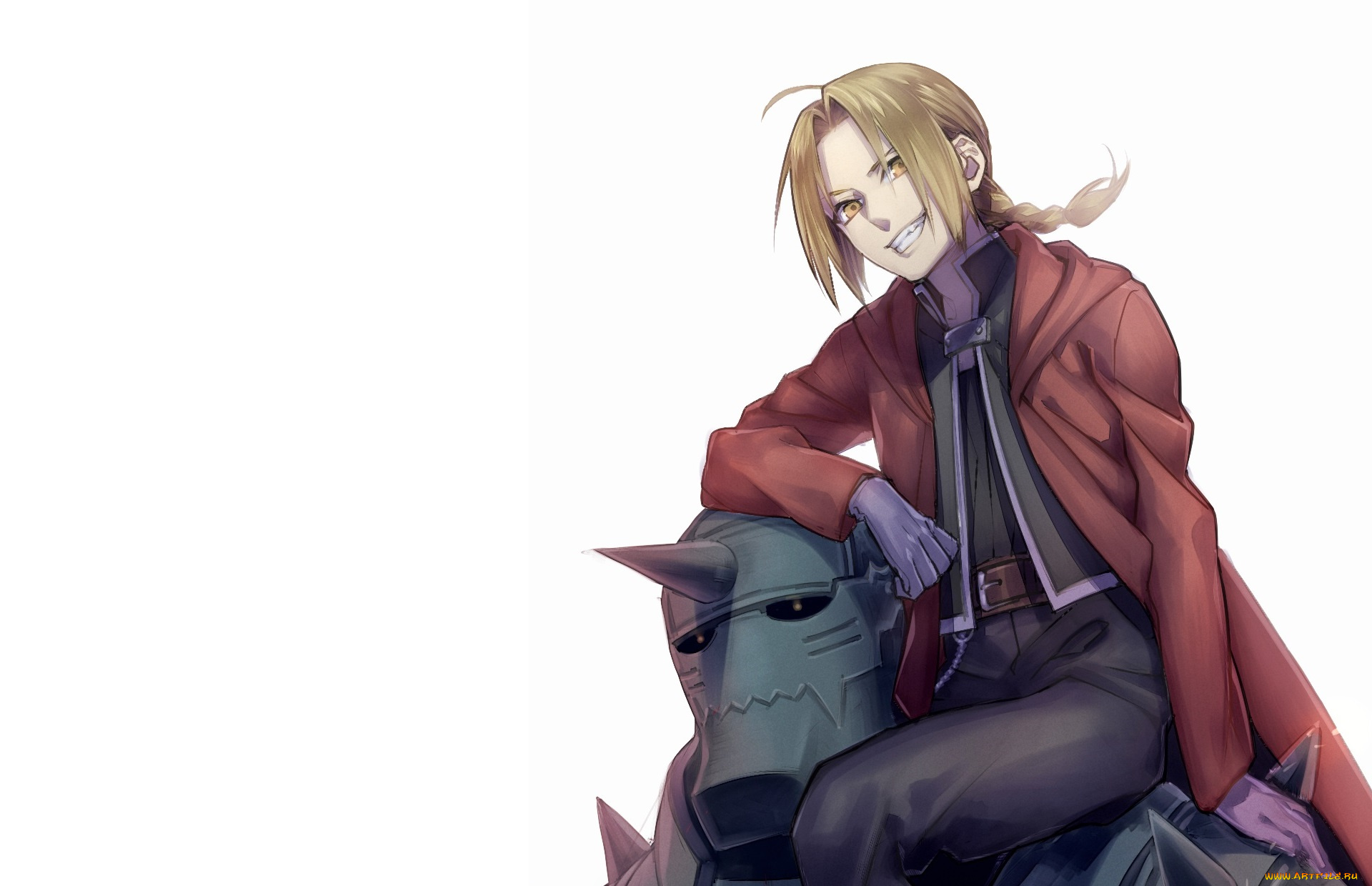 аниме, fullmetal, alchemist, стальной, алхимик, парни