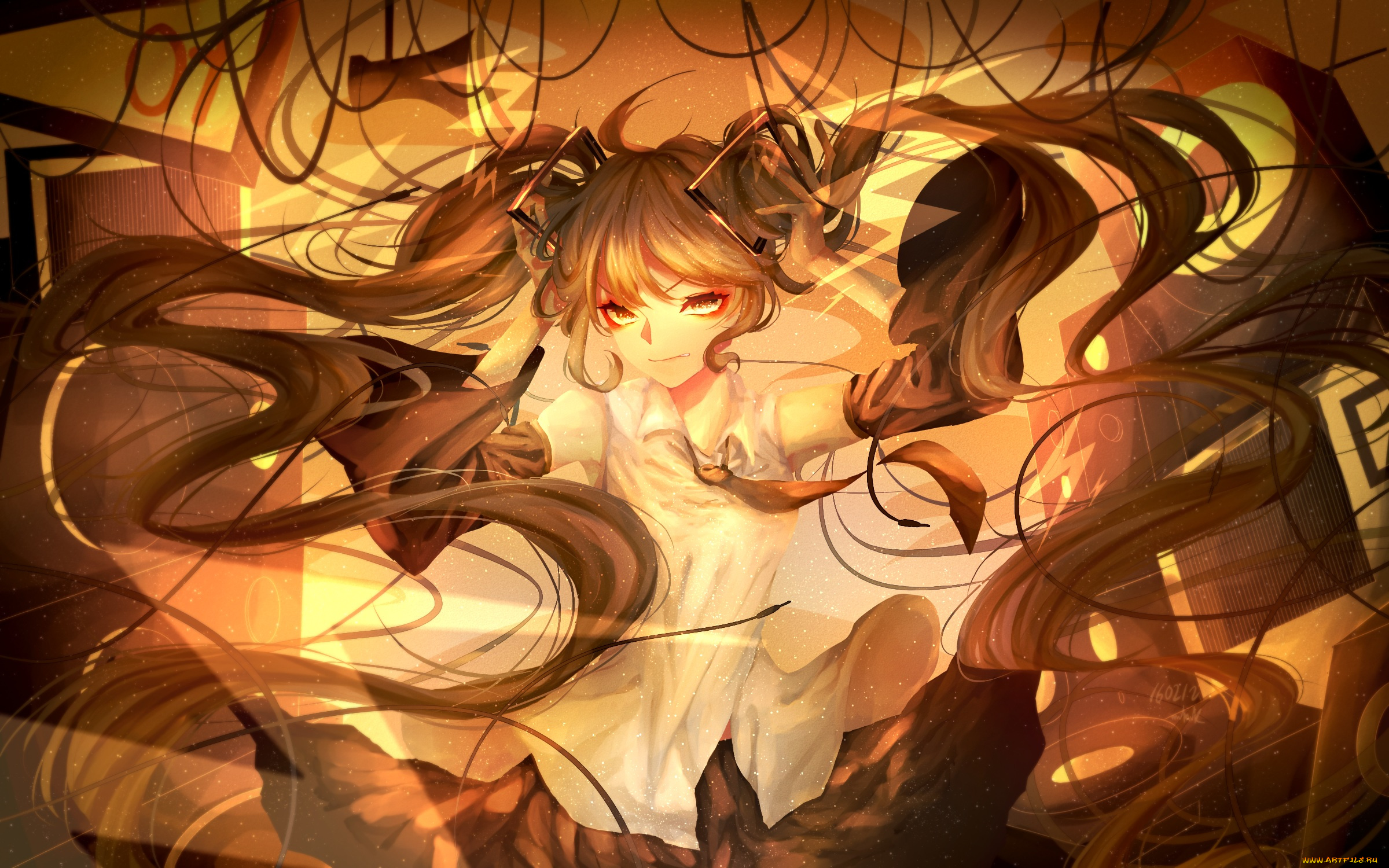 аниме, vocaloid, hatsune, miku