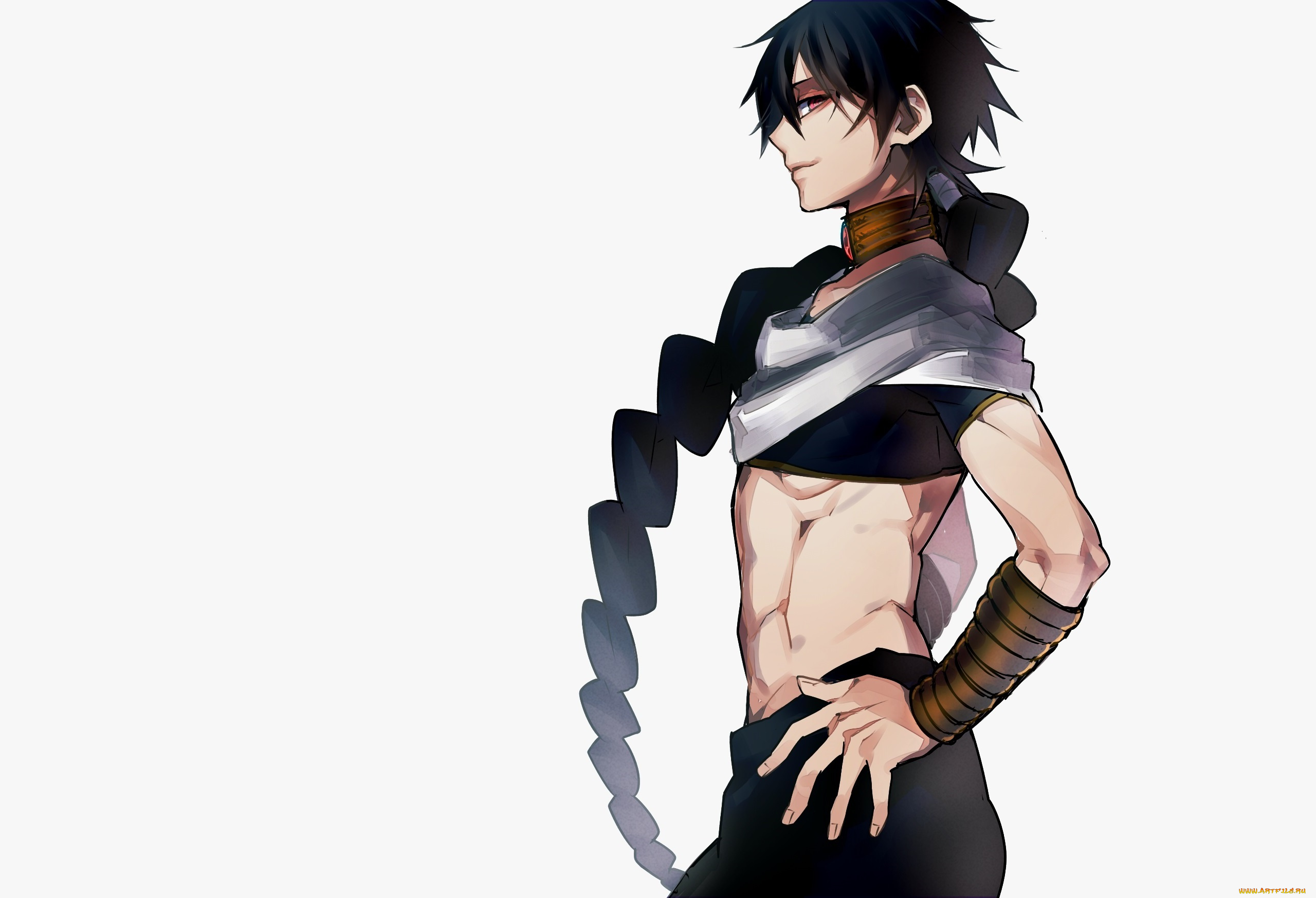 аниме, magi, the, labyrinth, of, magic, парень, брюнет