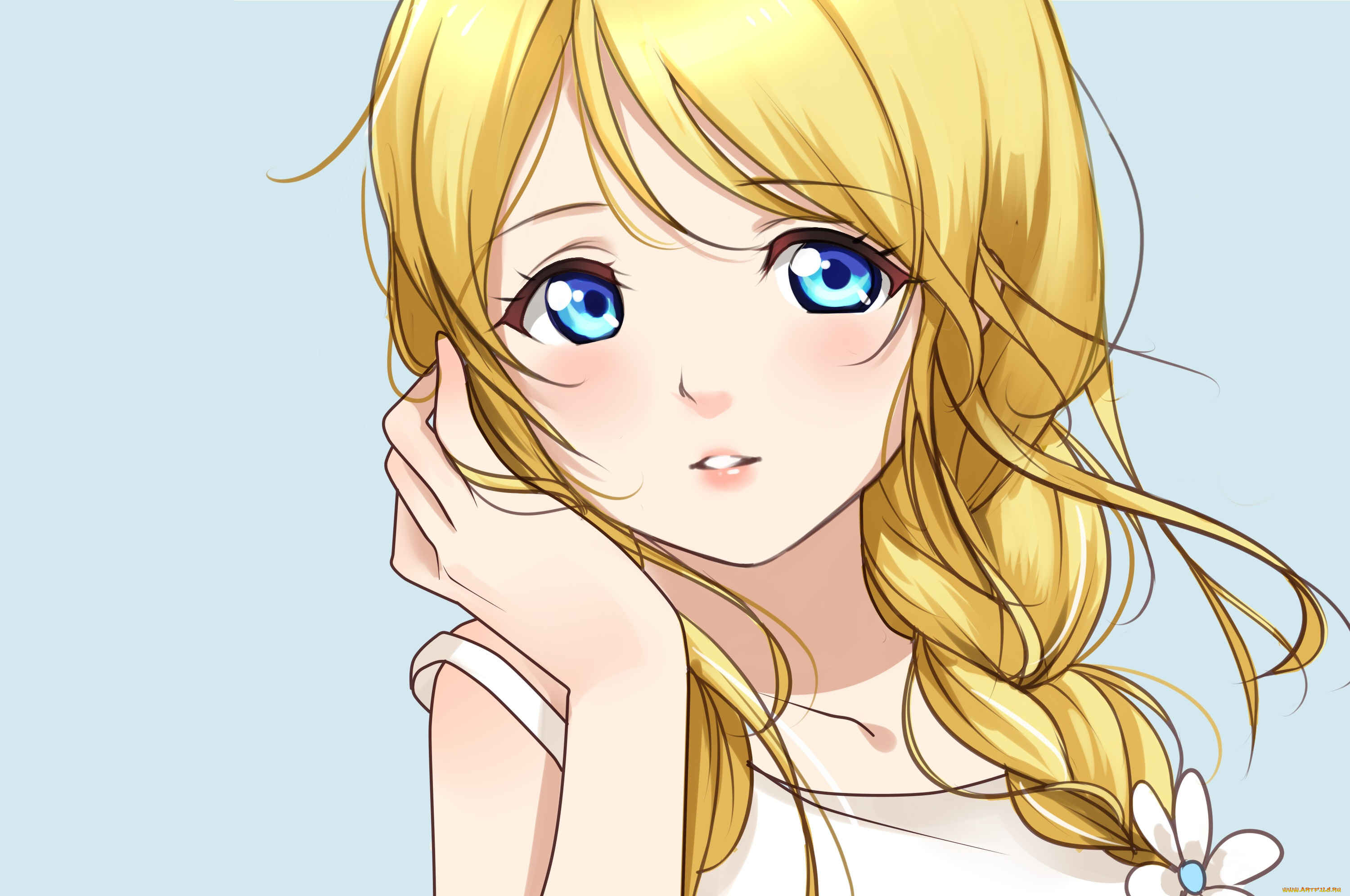 аниме, love, live, , school, idol, project, девочка