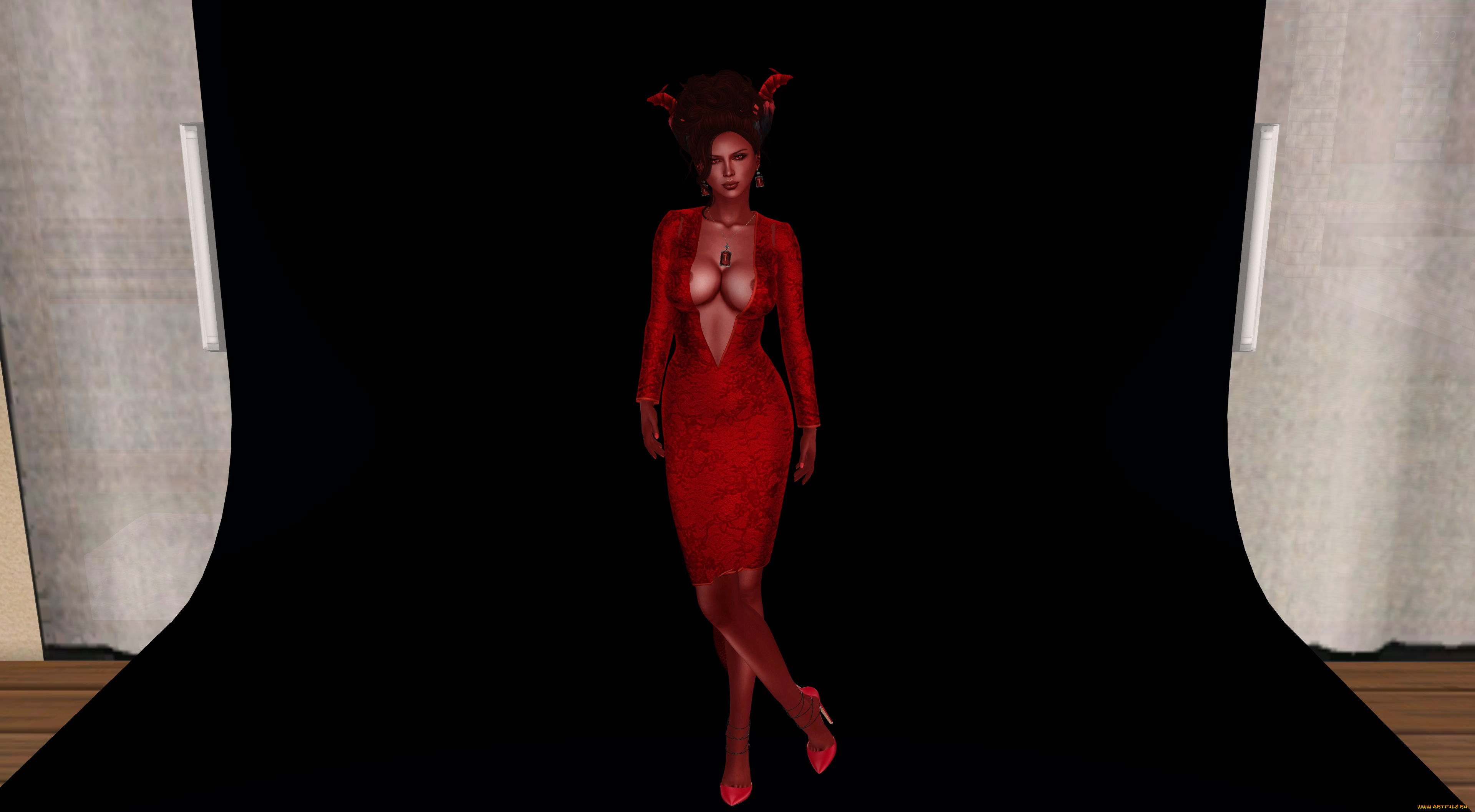 3д, графика, существа, , creatures, фон, взгляд, кастаника