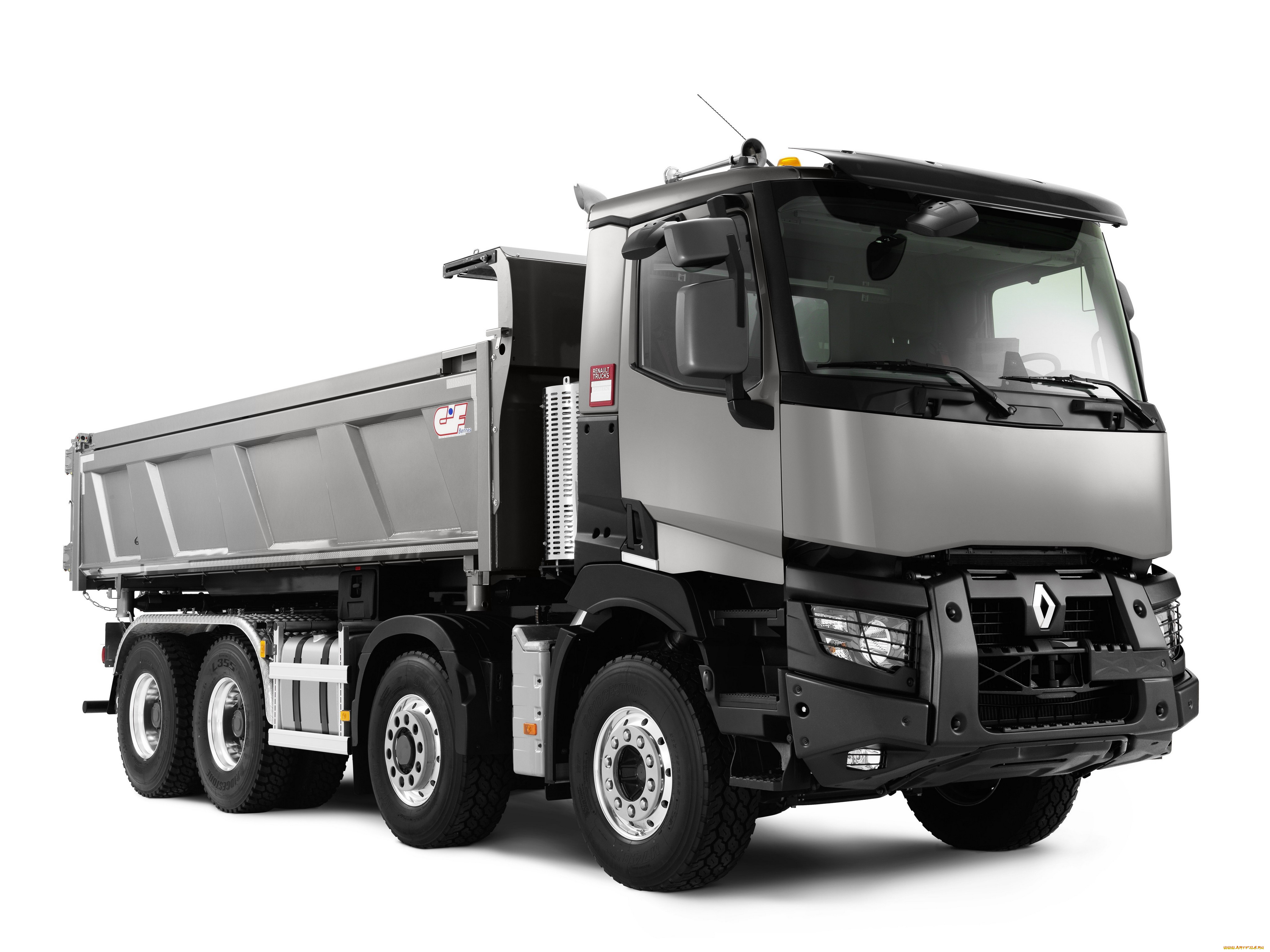 автомобили, renault, trucks, renault, cif, bennes, tipper, body, cab, with, day, c, 440, rigid