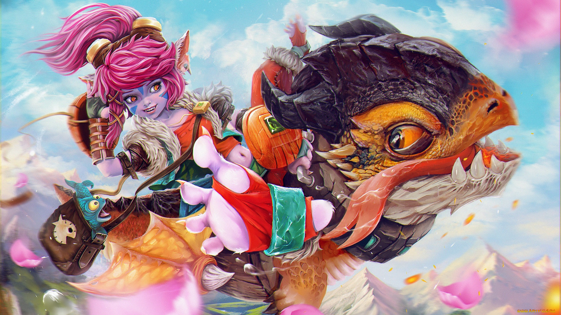 фэнтези, существа, арт, настроение, фентези, alexandra, cvetkova, полёт, tristana