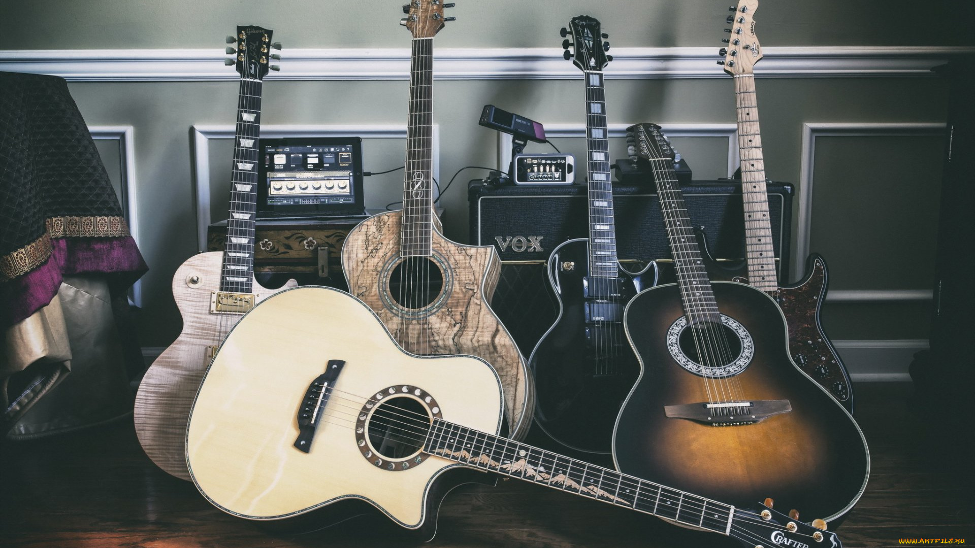 музыка, -музыкальные, инструменты, гитара