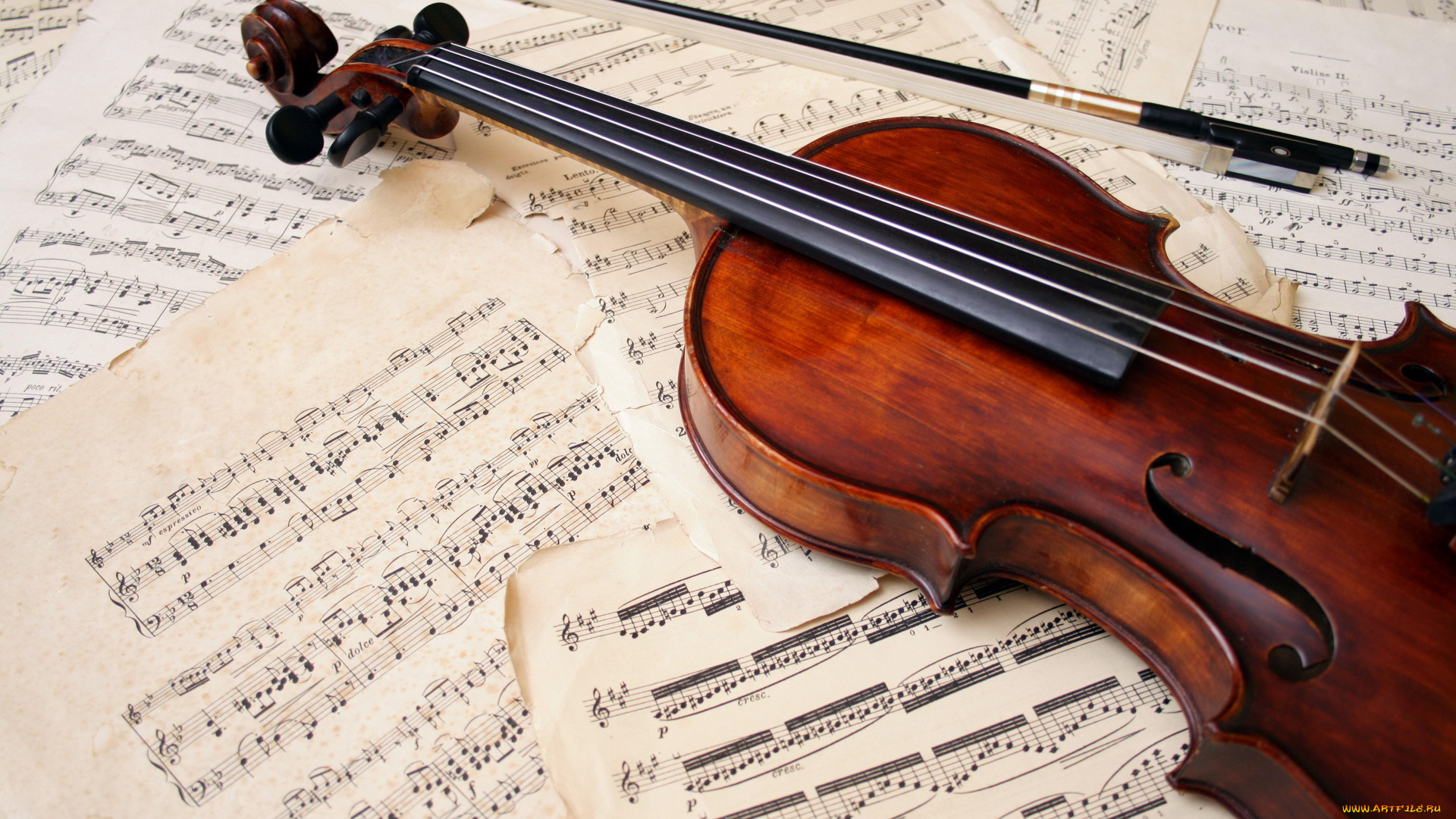 музыка, -музыкальные, инструменты, ноты, скрипка