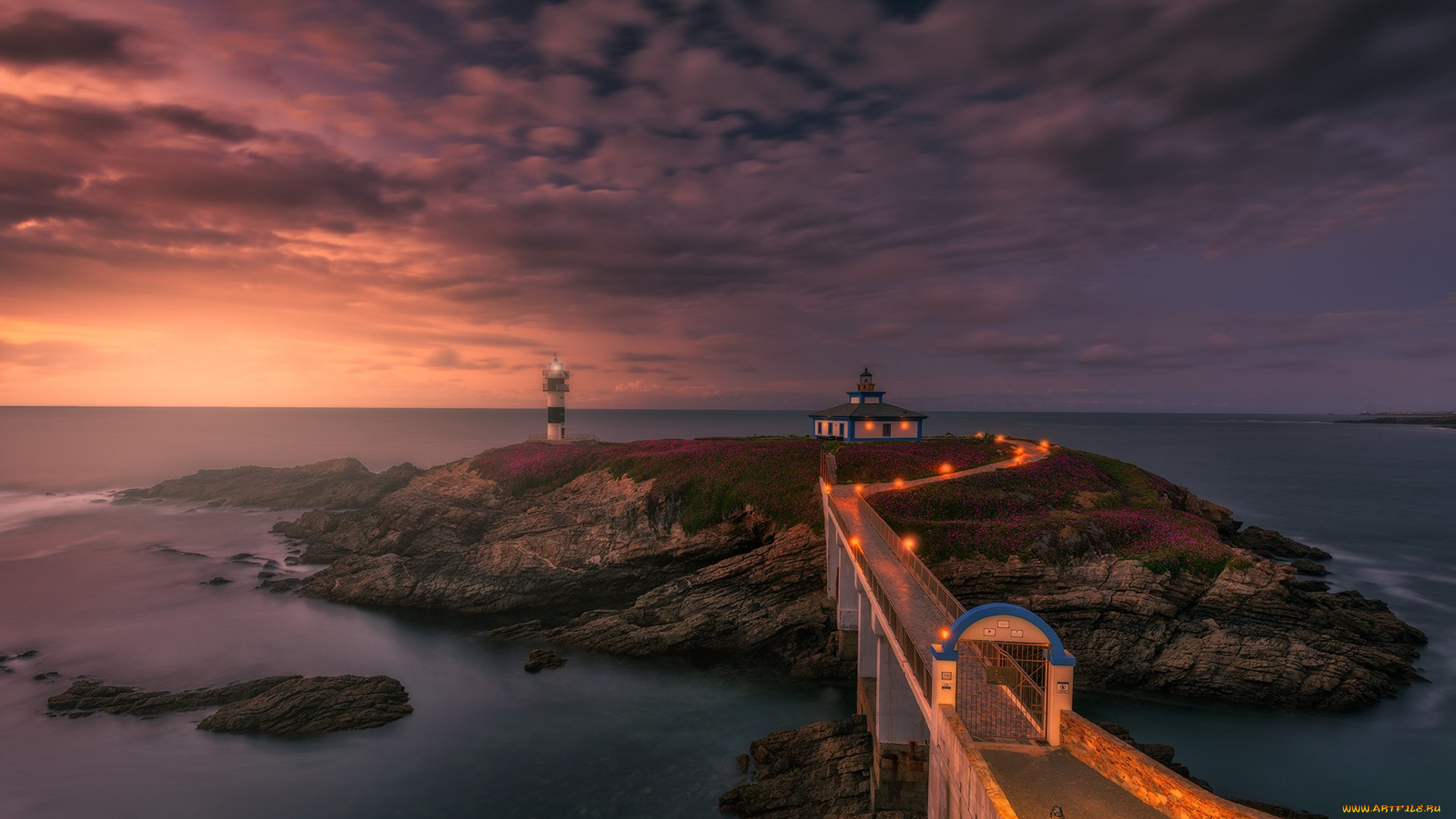 природа, маяки, простор