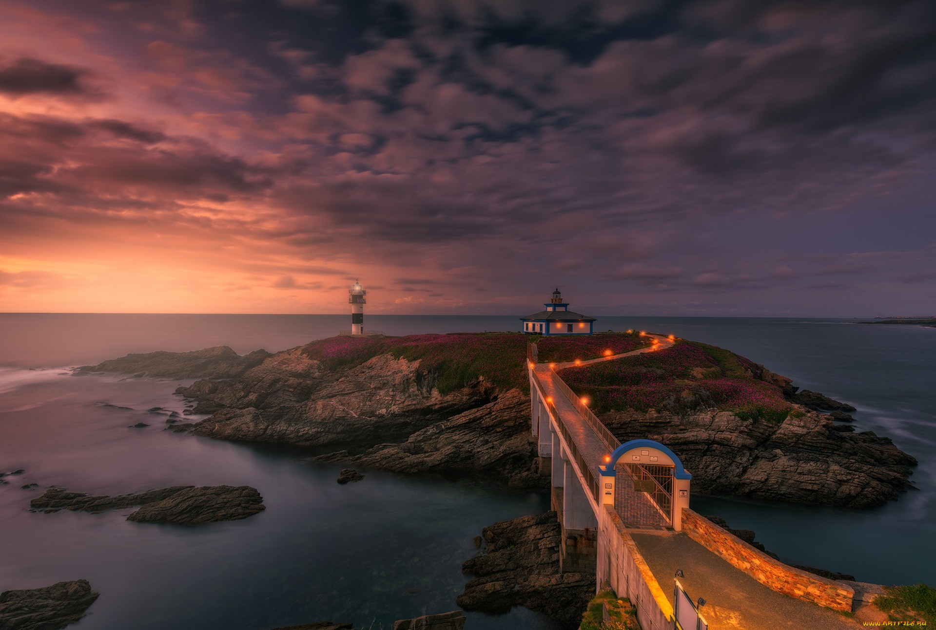 природа, маяки, простор