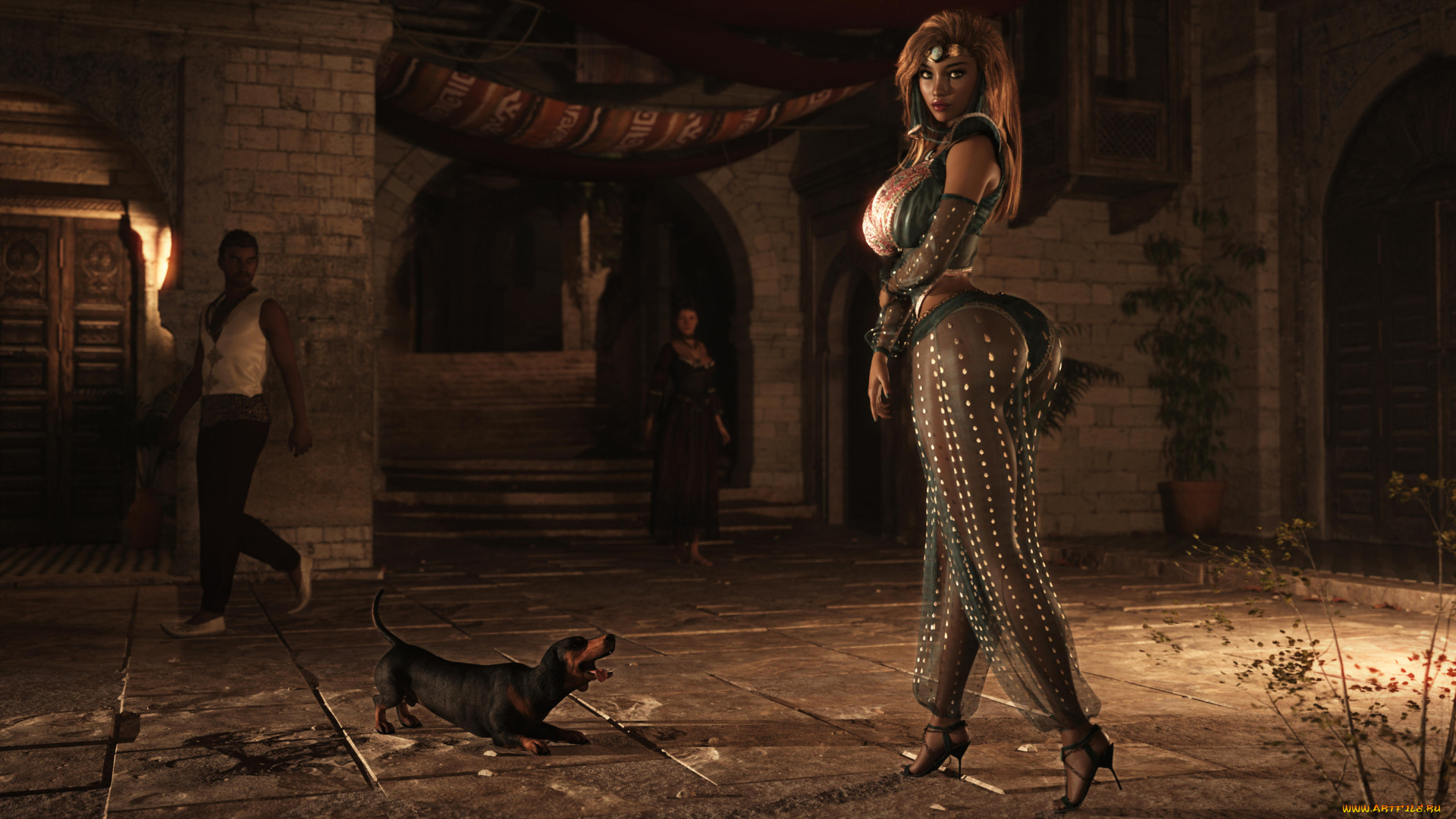 3д, графика, люди, , people, фон, взгляд, девушка