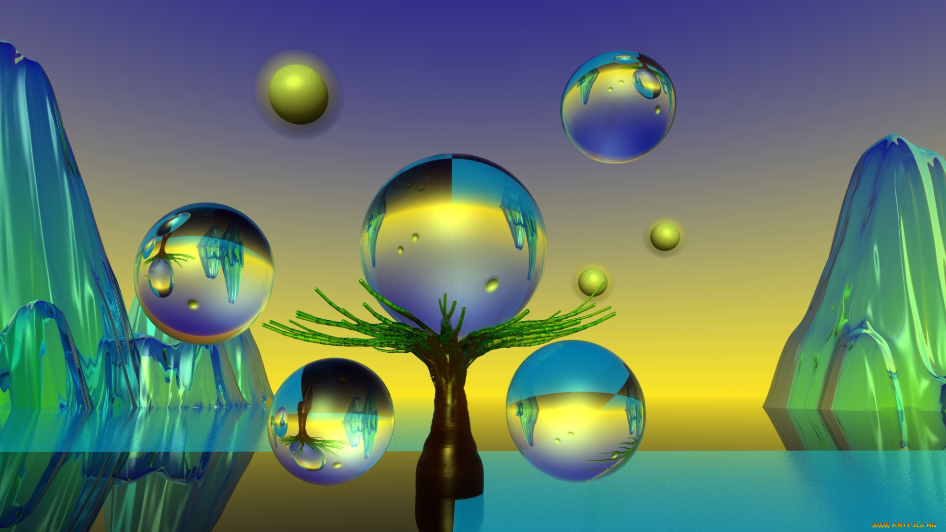 3д, графика, шары, , balls, фон, шары