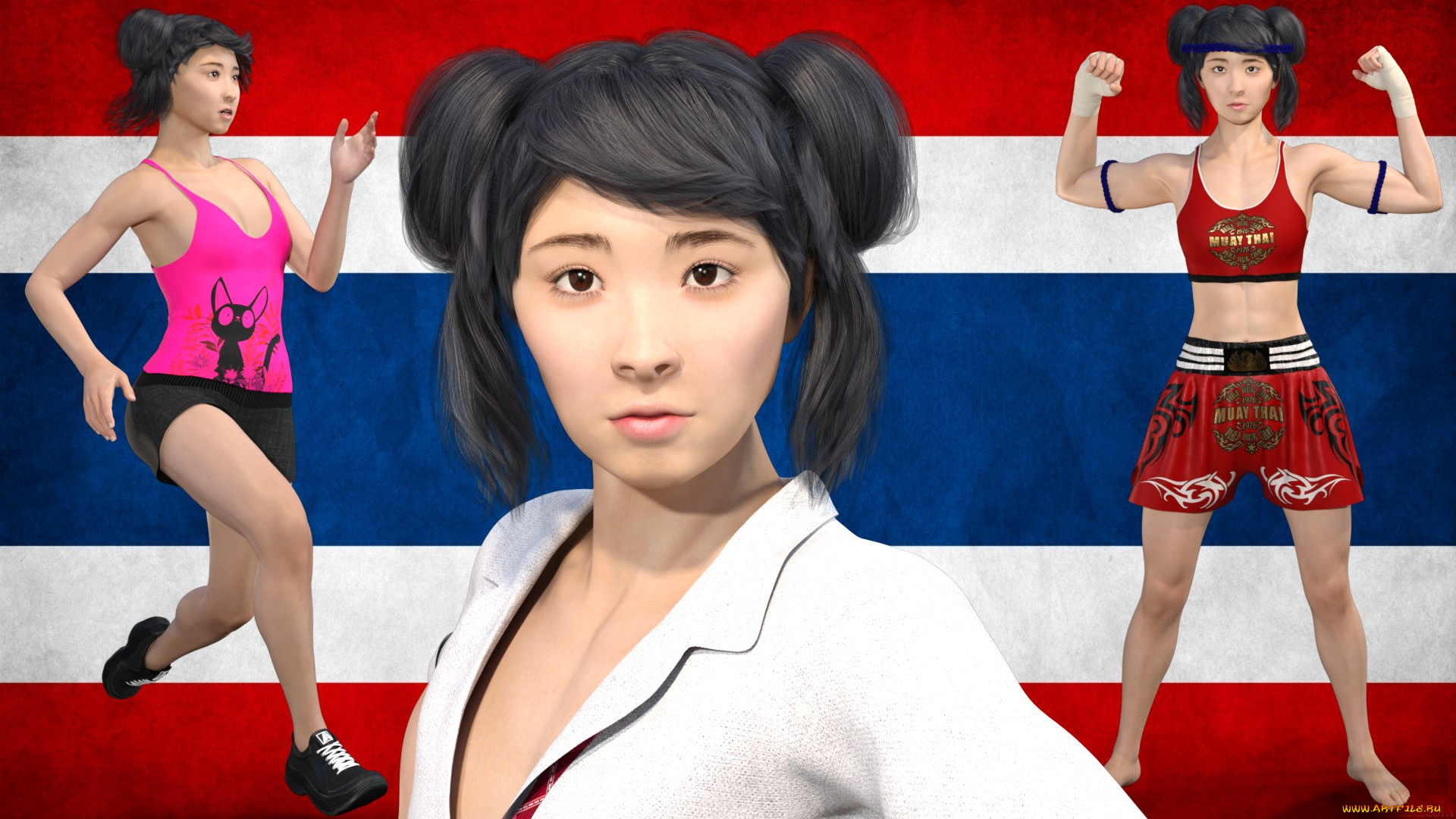 3д, графика, спорт, , sport, фон, взгляд, девушка