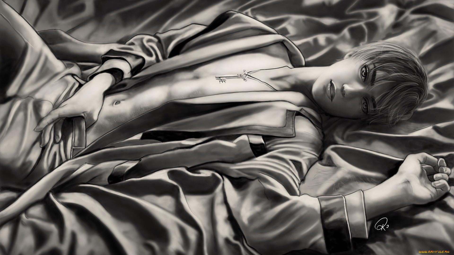 аниме, shingeki, no, kyojin, парень