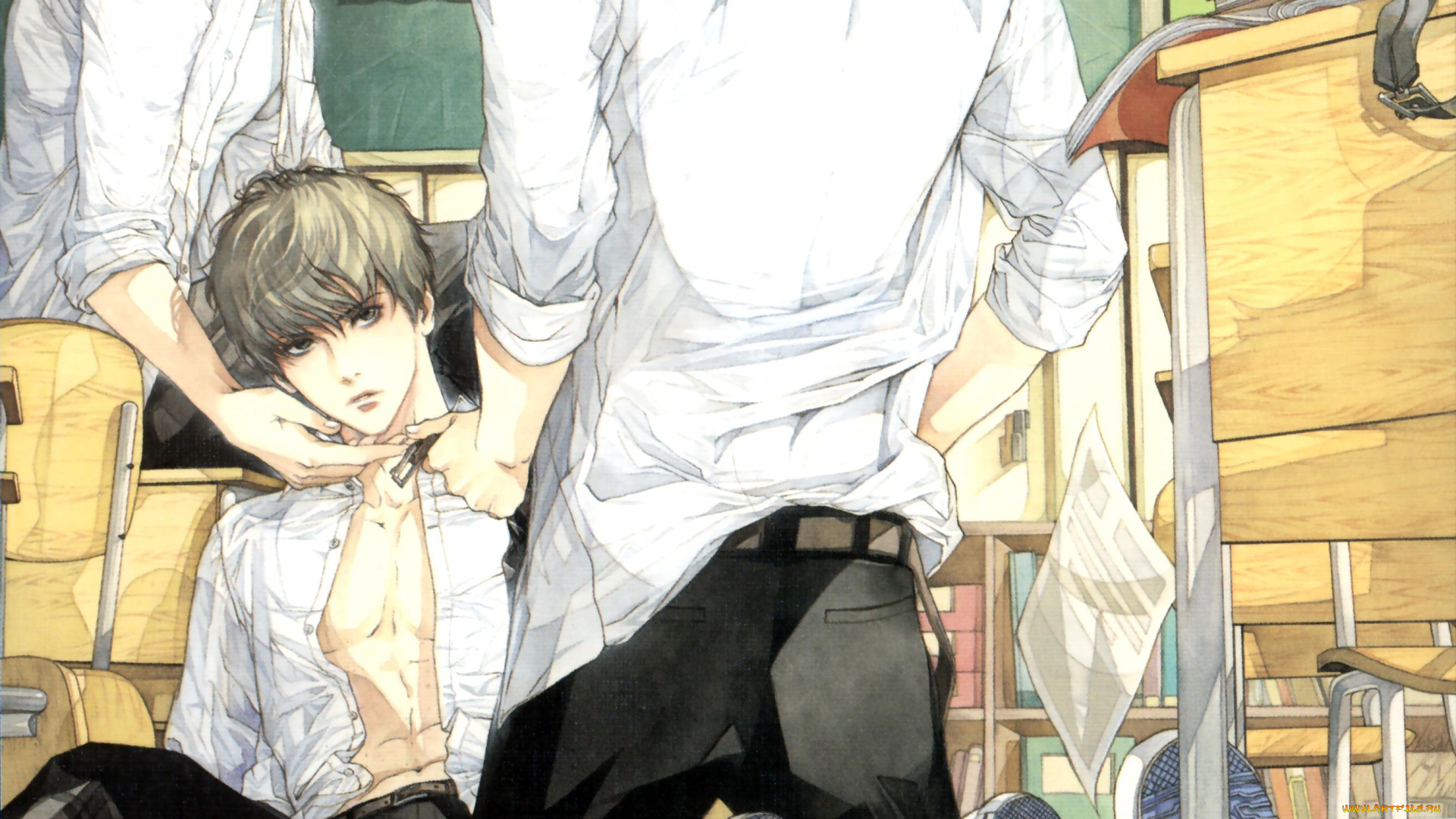 аниме, unknown, , другое, , класс, парни, школа