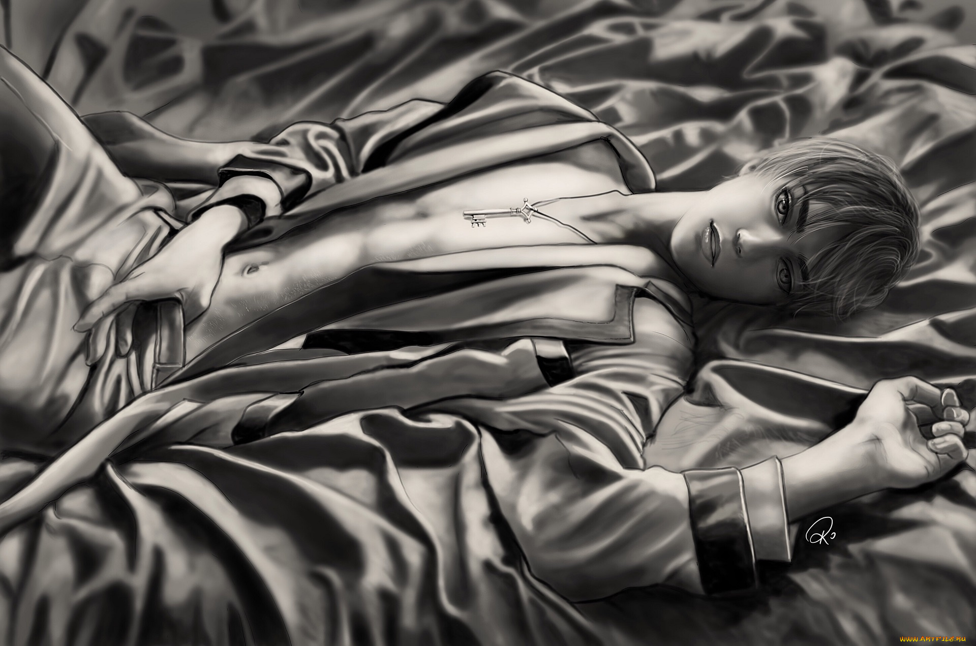 аниме, shingeki, no, kyojin, парень