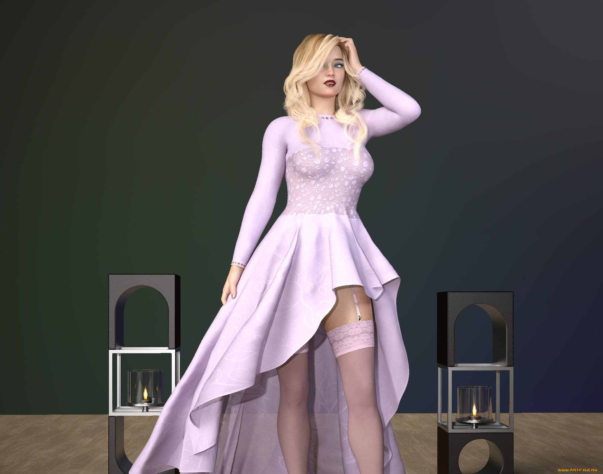 3д, графика, люди, , people, девушка, взгляд, фон