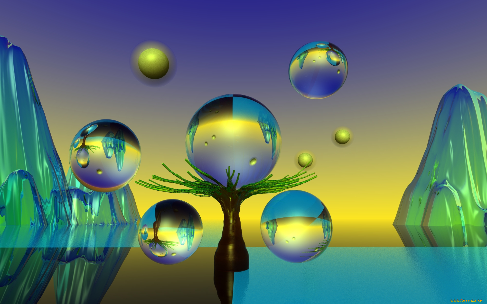 3д, графика, шары, , balls, фон, шары
