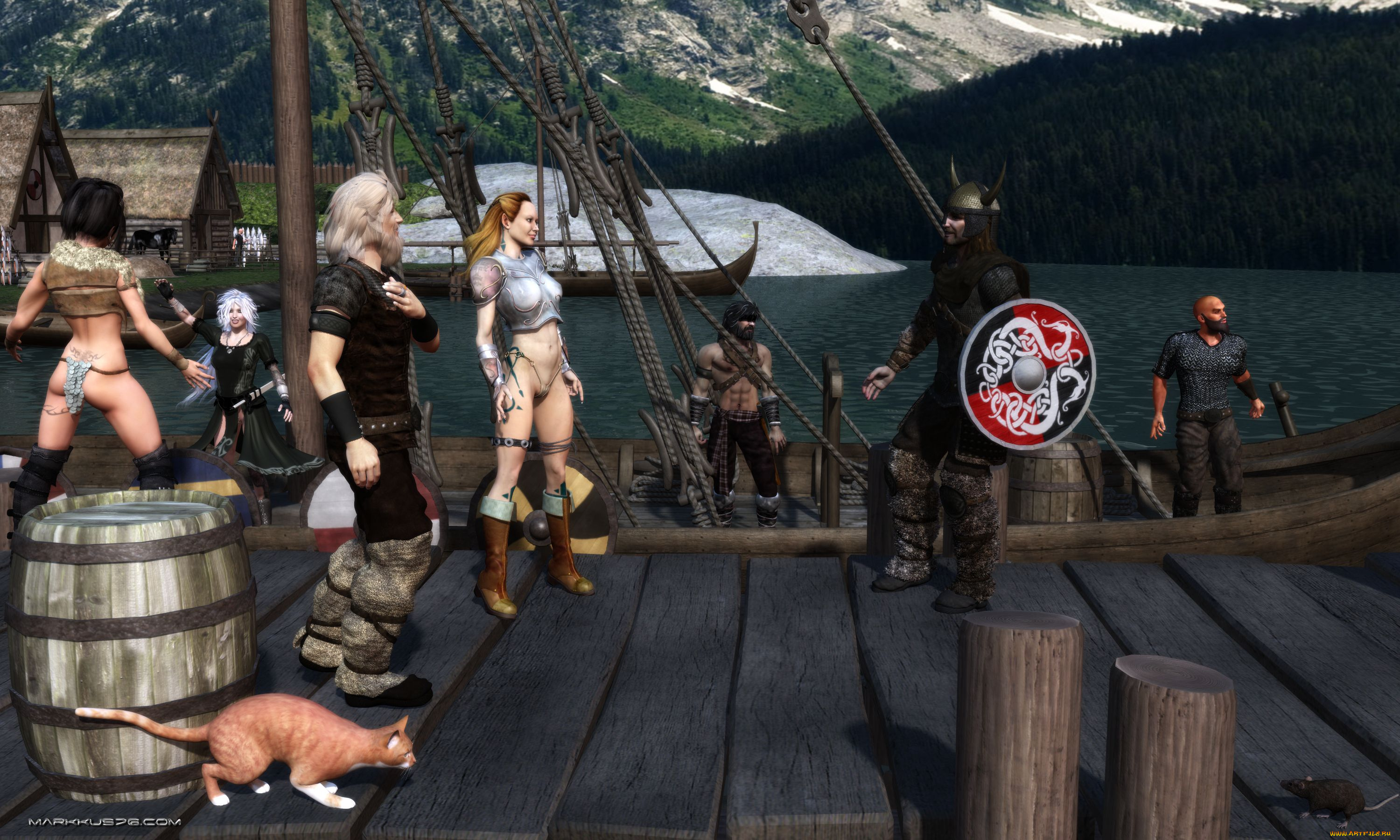 3д, графика, фантазия, , fantasy, люди