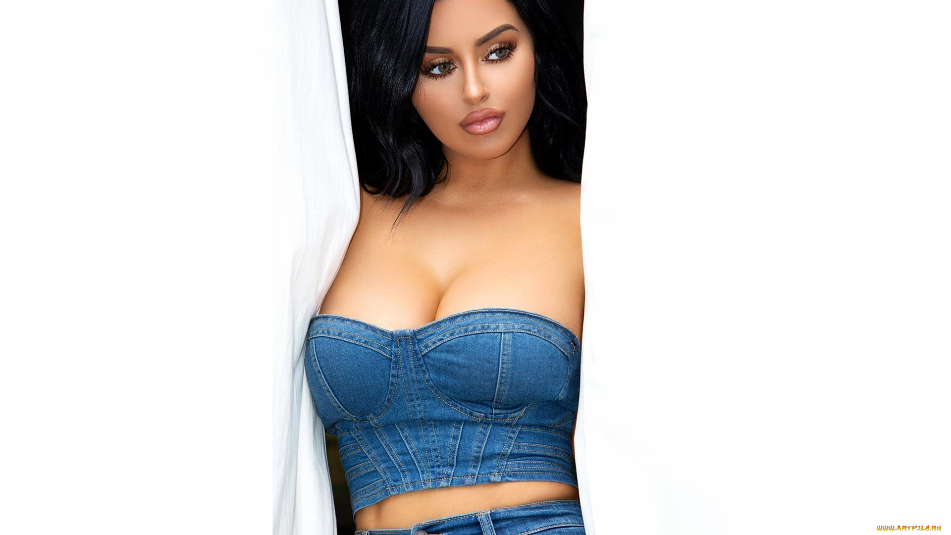 девушки, abigail, ratchford, декольте