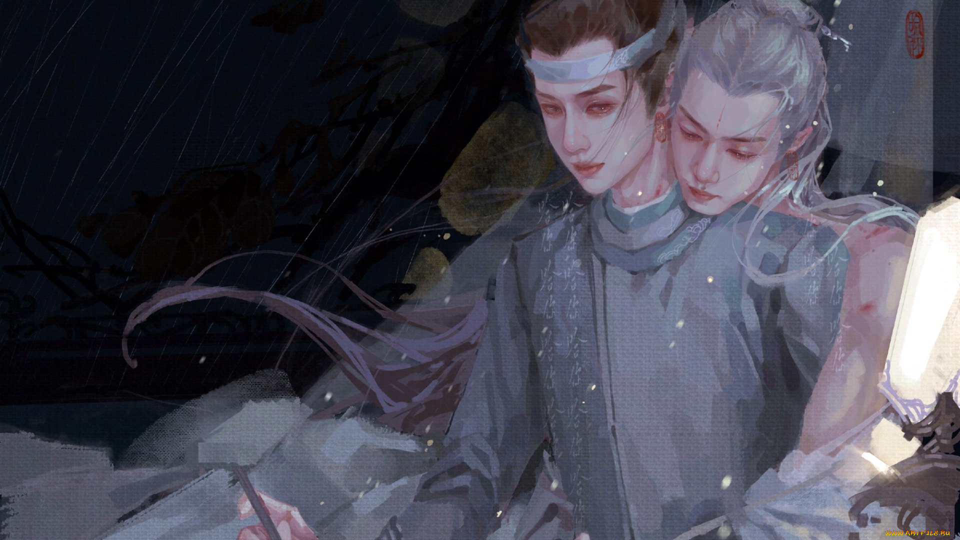 рисованное, кино, , мультфильмы, лань, ванцзи, ши, ин