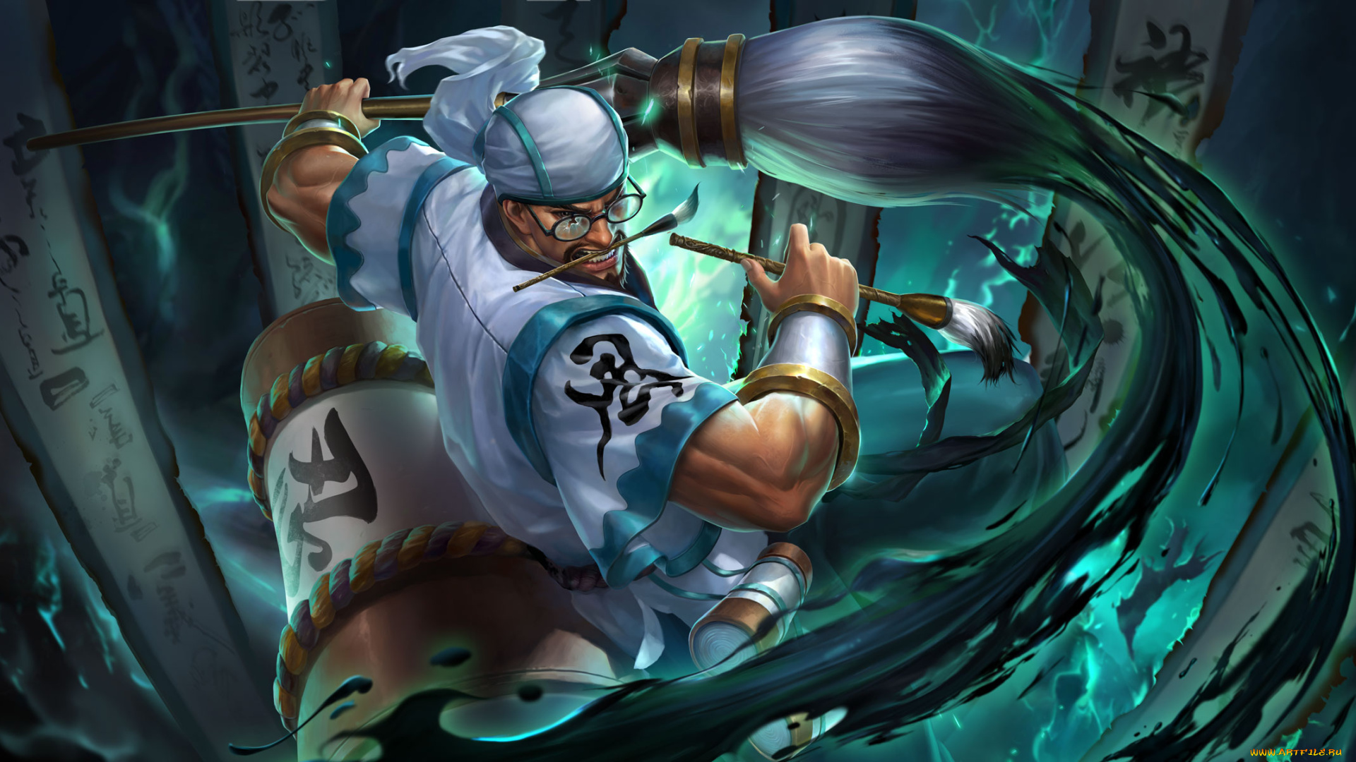 видео, игры, heroes, evolved, мужчина, кисти, свитки