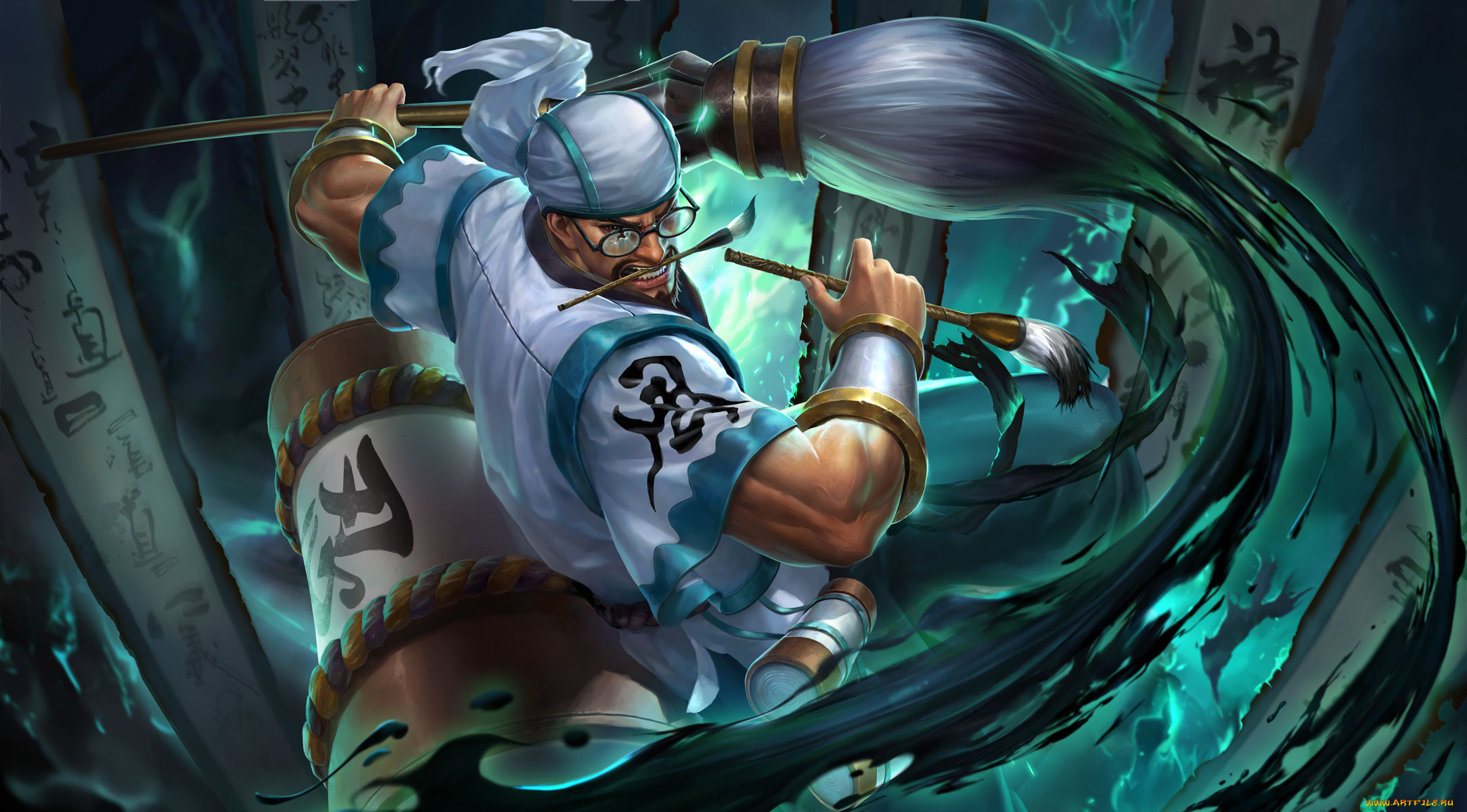 видео, игры, heroes, evolved, мужчина, кисти, свитки