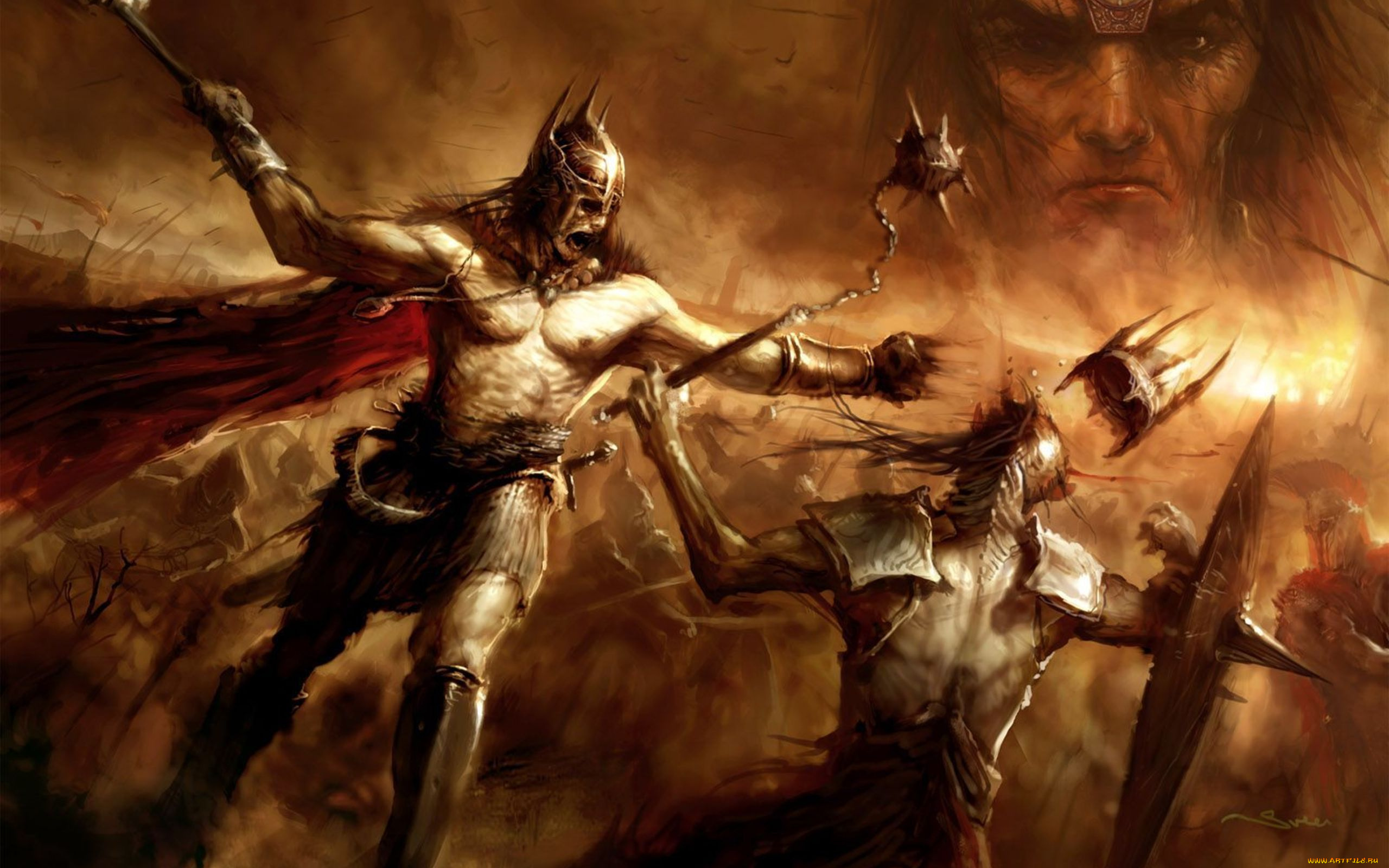 видео, игры, age, of, conan, , hyborian, adventures, конан, бой