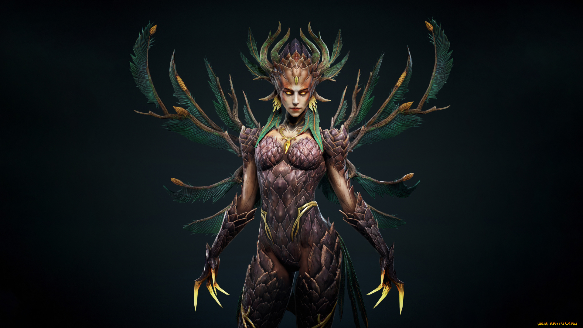 фэнтези, существа, сказочная, девушка