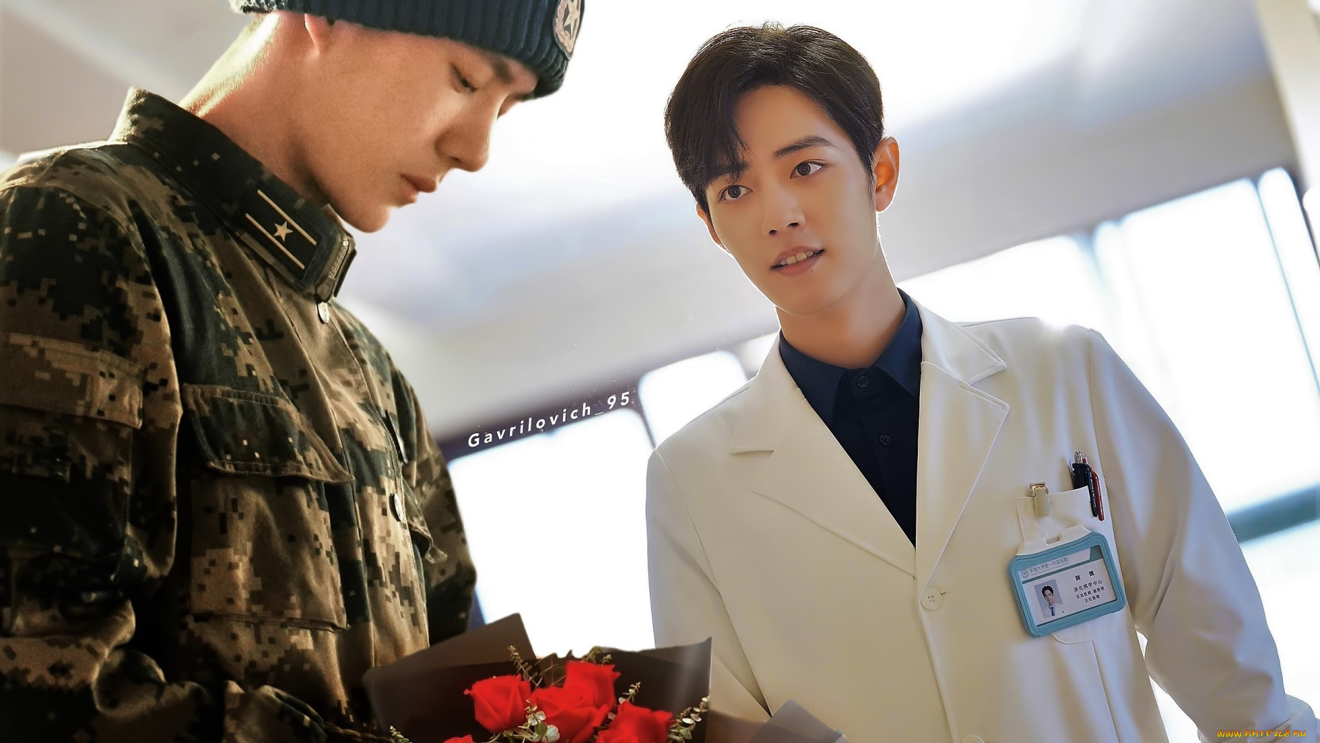 разное, компьютерный, дизайн, пилот, шапка, форма, букет, врач, ван, ибо, сяо, чжань