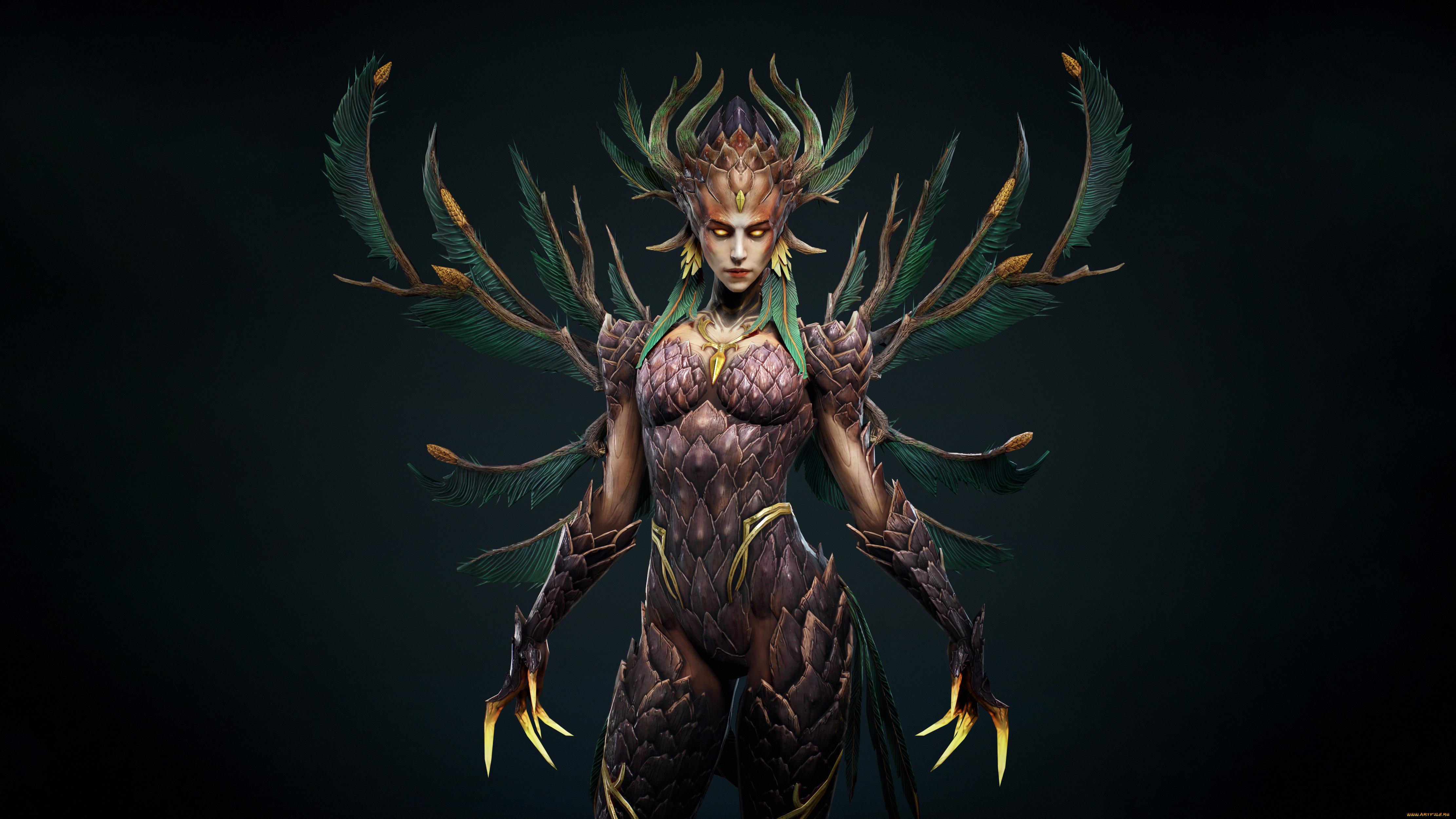 фэнтези, существа, сказочная, девушка