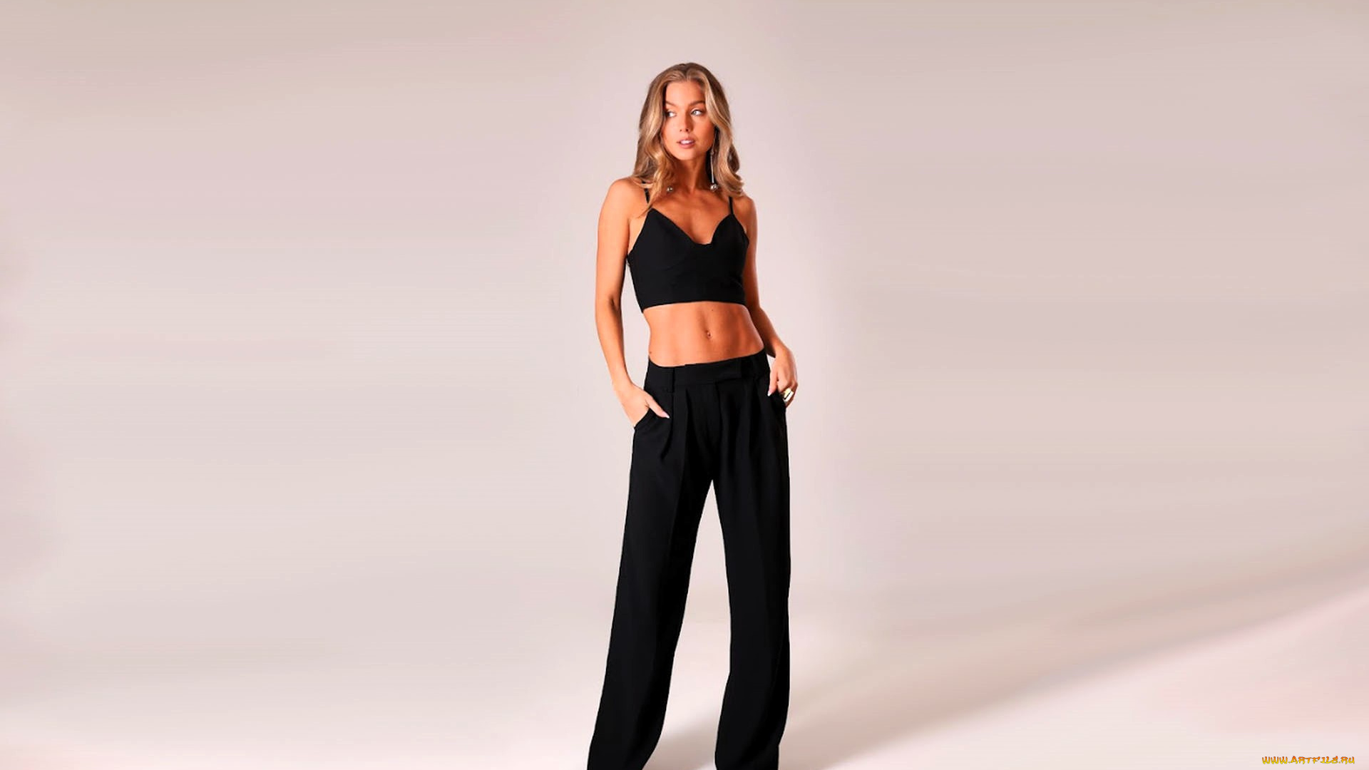 девушки, tara, goddard, русая, топ, брюки