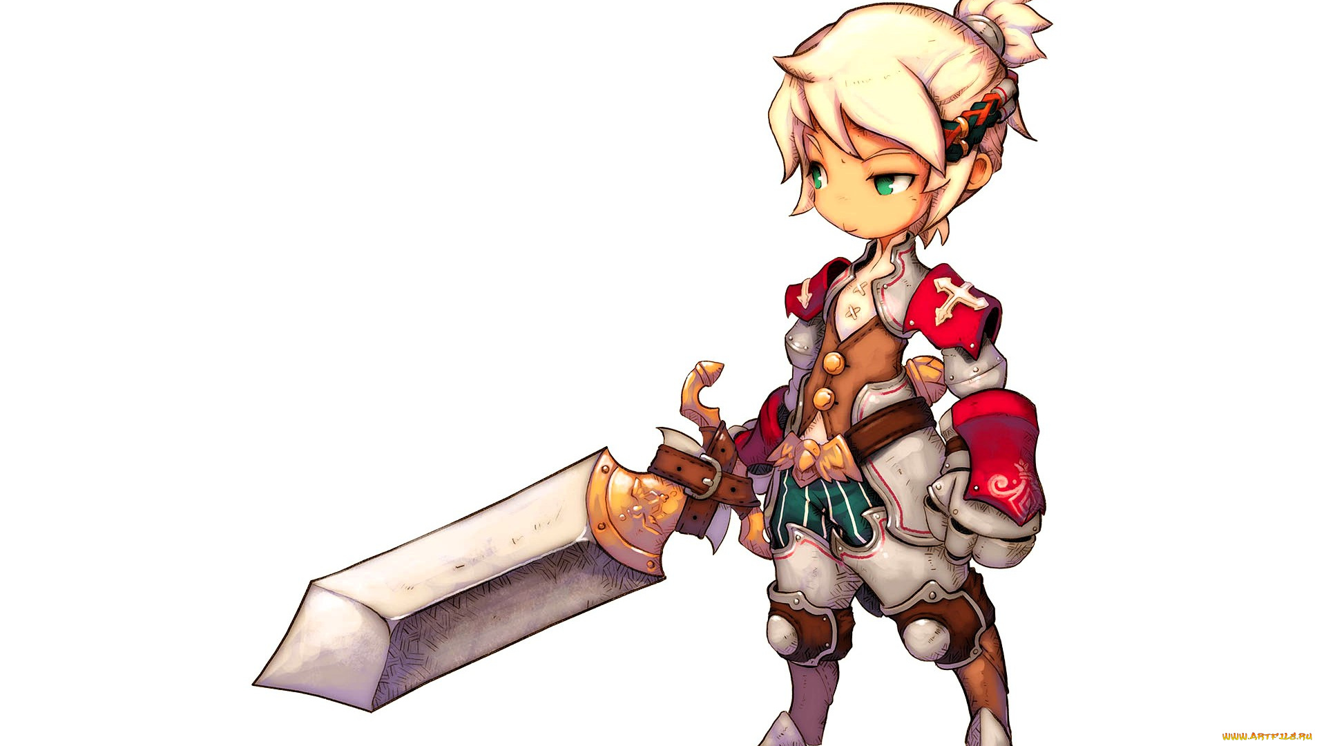 видео, игры, dragonica, персонаж, чиби, оружие