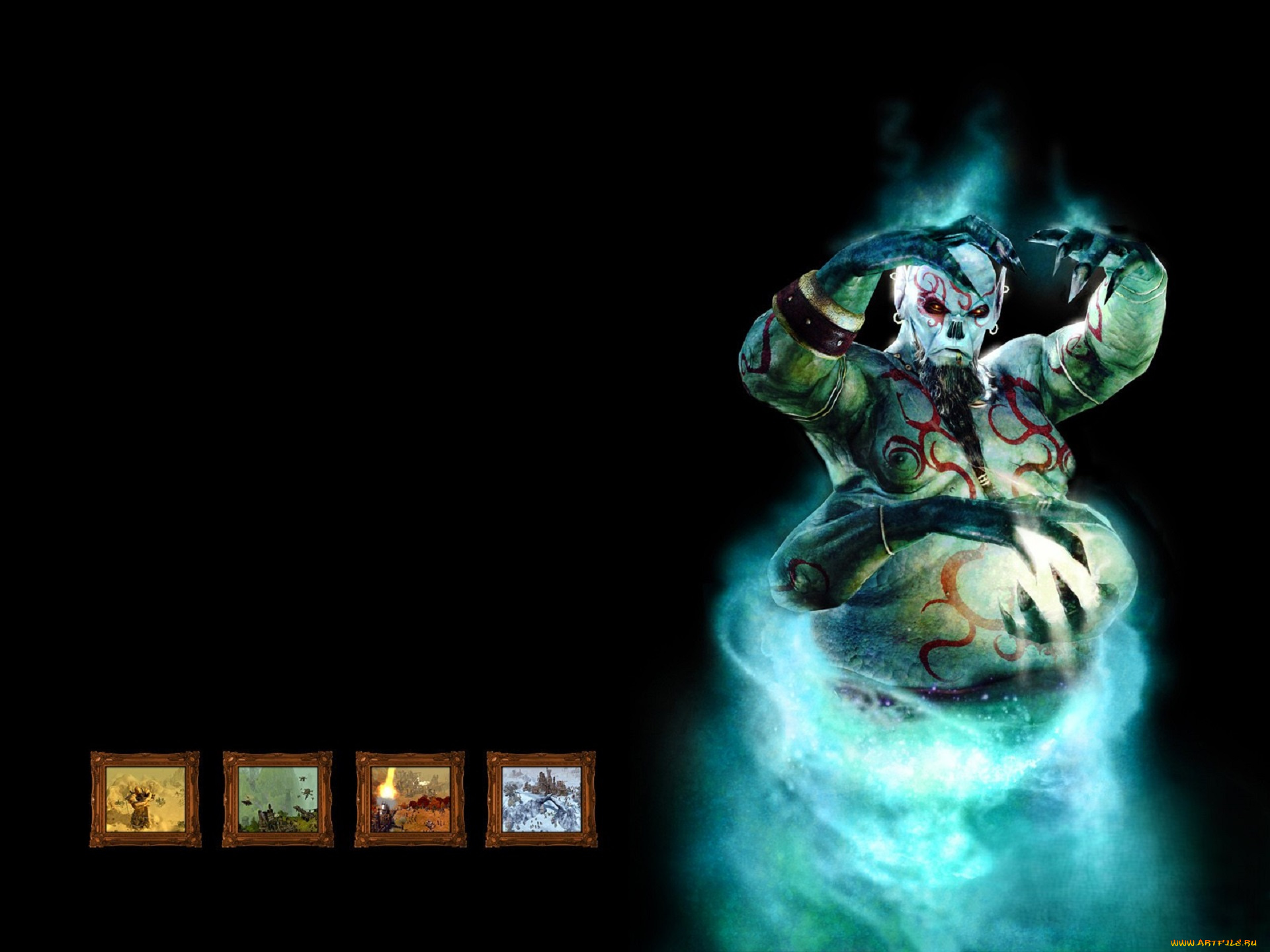 видео, игры, rise, of, nations, , rise, of, legends, джинн, магия, руки, картины