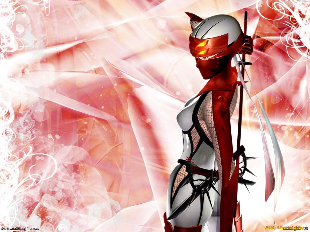 аниме, weapon, blood, technology