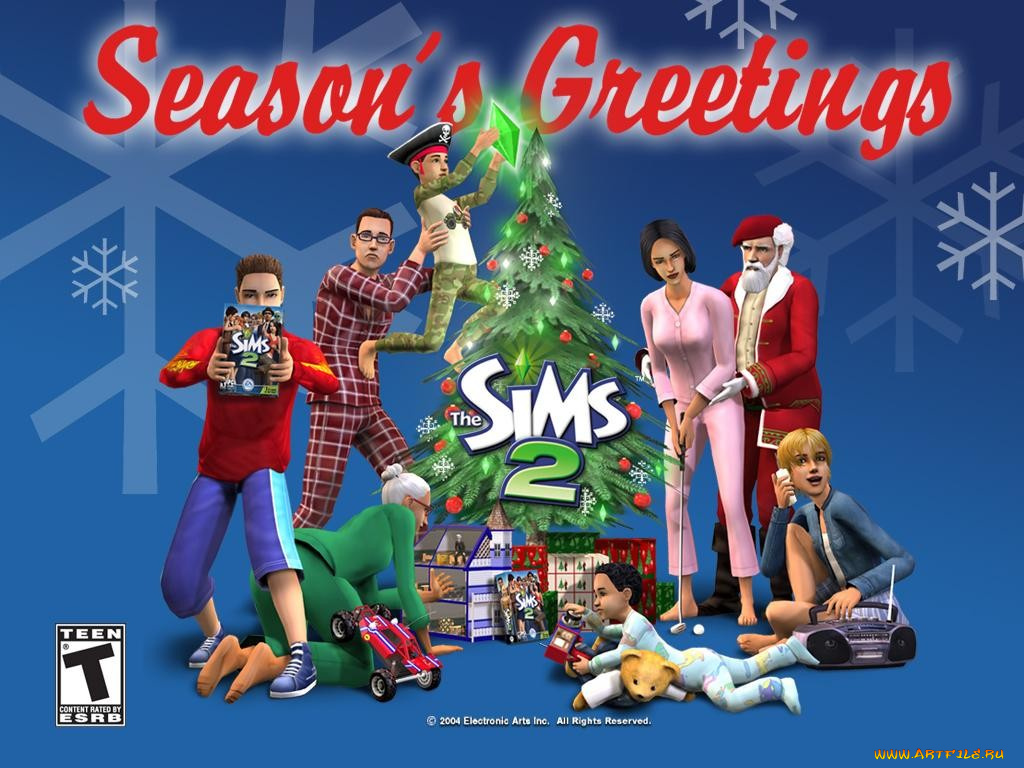 sims, crismas, видео, игры, the