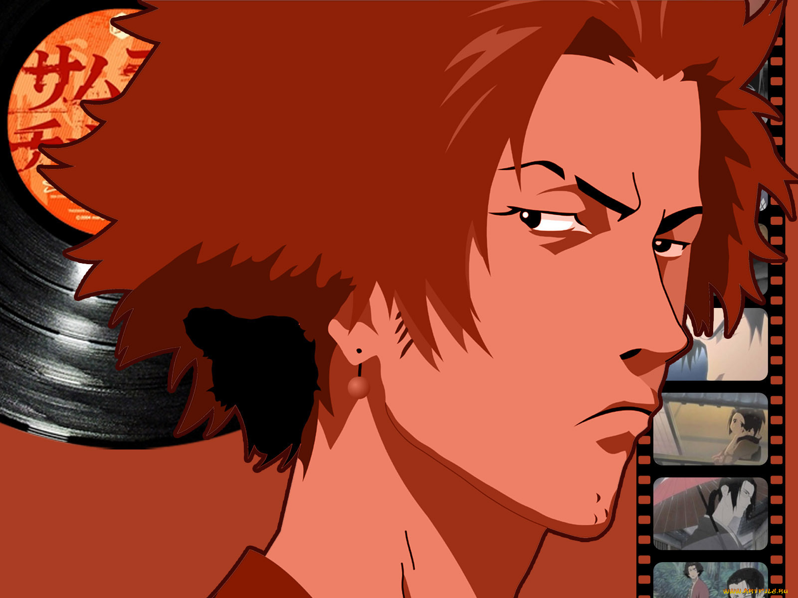 аниме, samurai, champloo