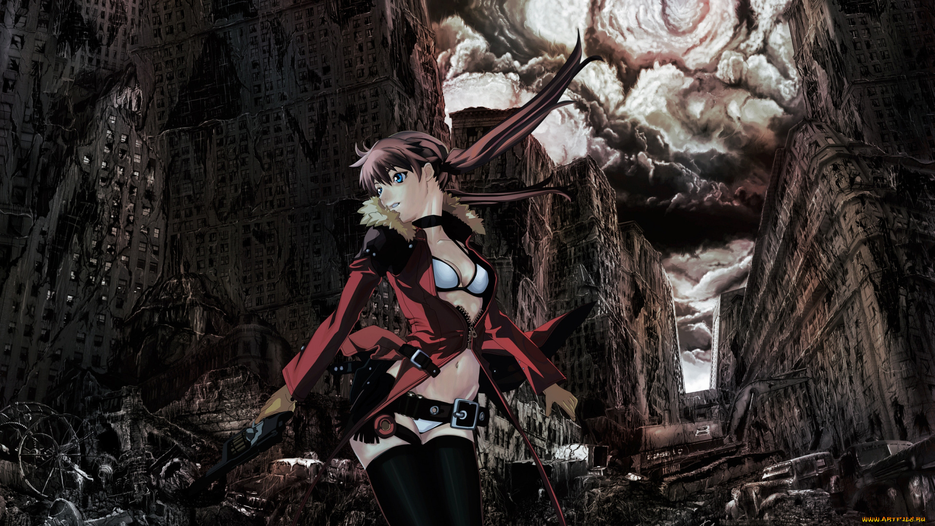 аниме, ugetsu, hakua, artbook