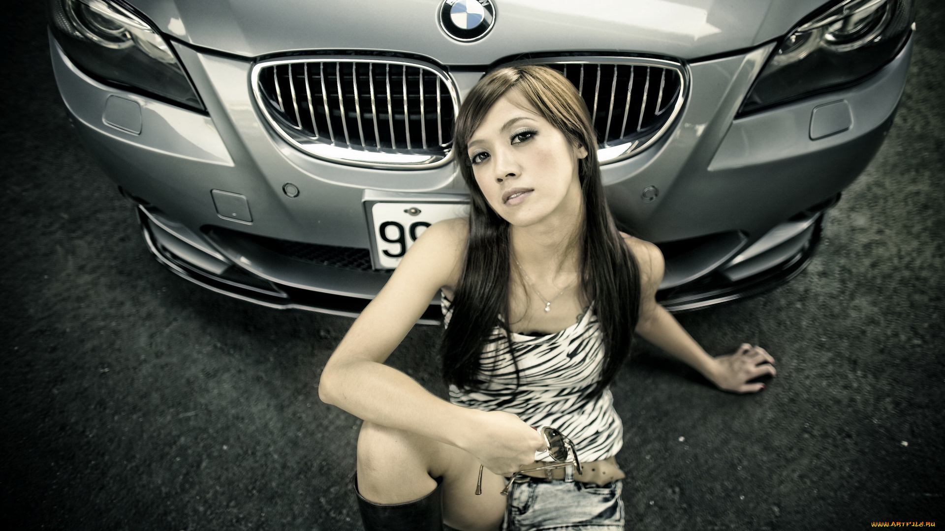 автомобили, авто, девушками