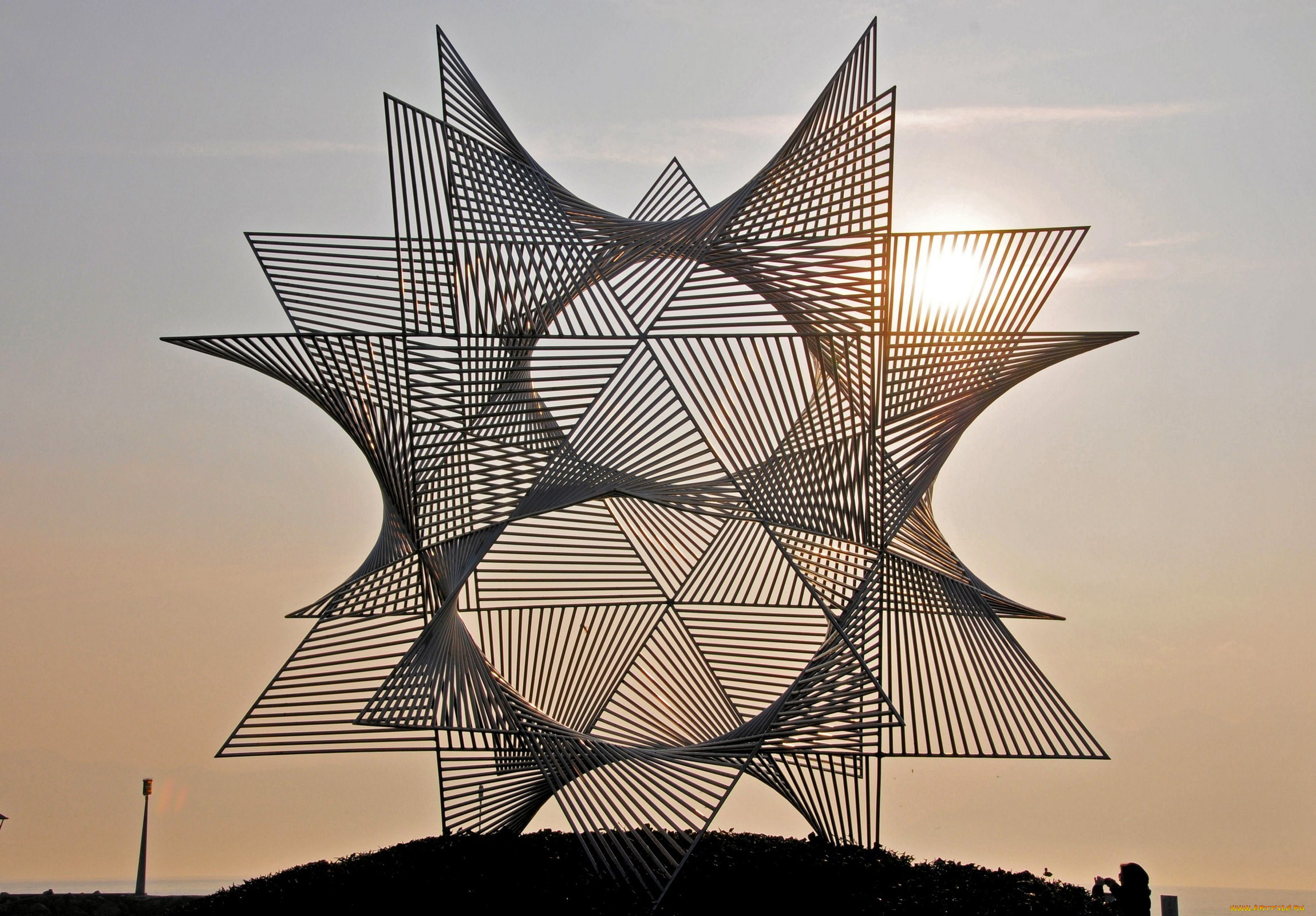 города, памятники, скульптуры, арт, объекты, углы, металлический, ажурный