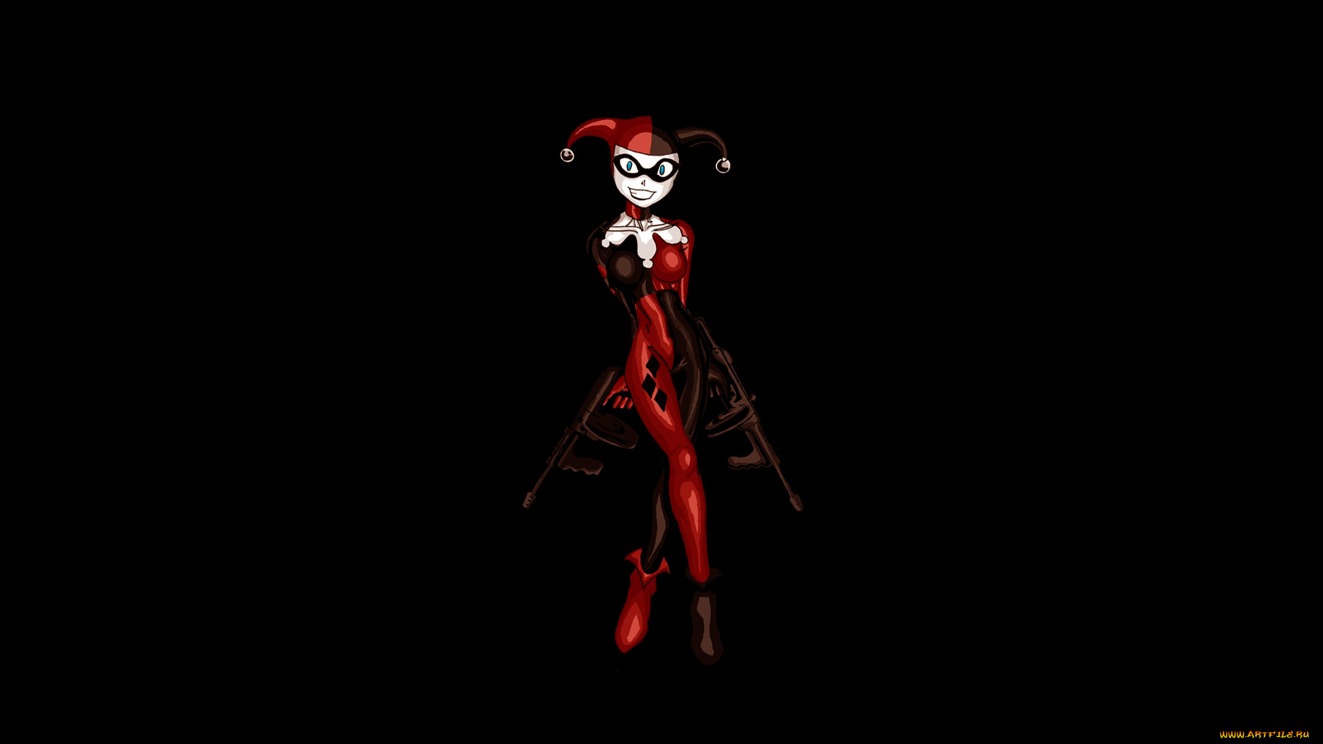 харли, квинн, векторная, графика, harley, quinn, джокер, бэтмен, комикс, comics, batman